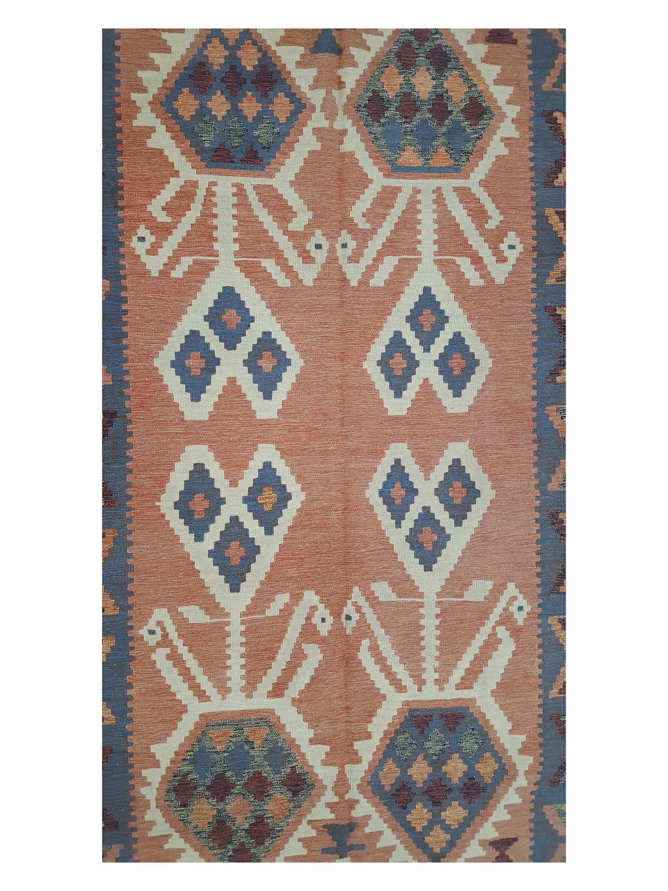 Kilim Hand Woven Grey 6x9 - Image 5 of 6