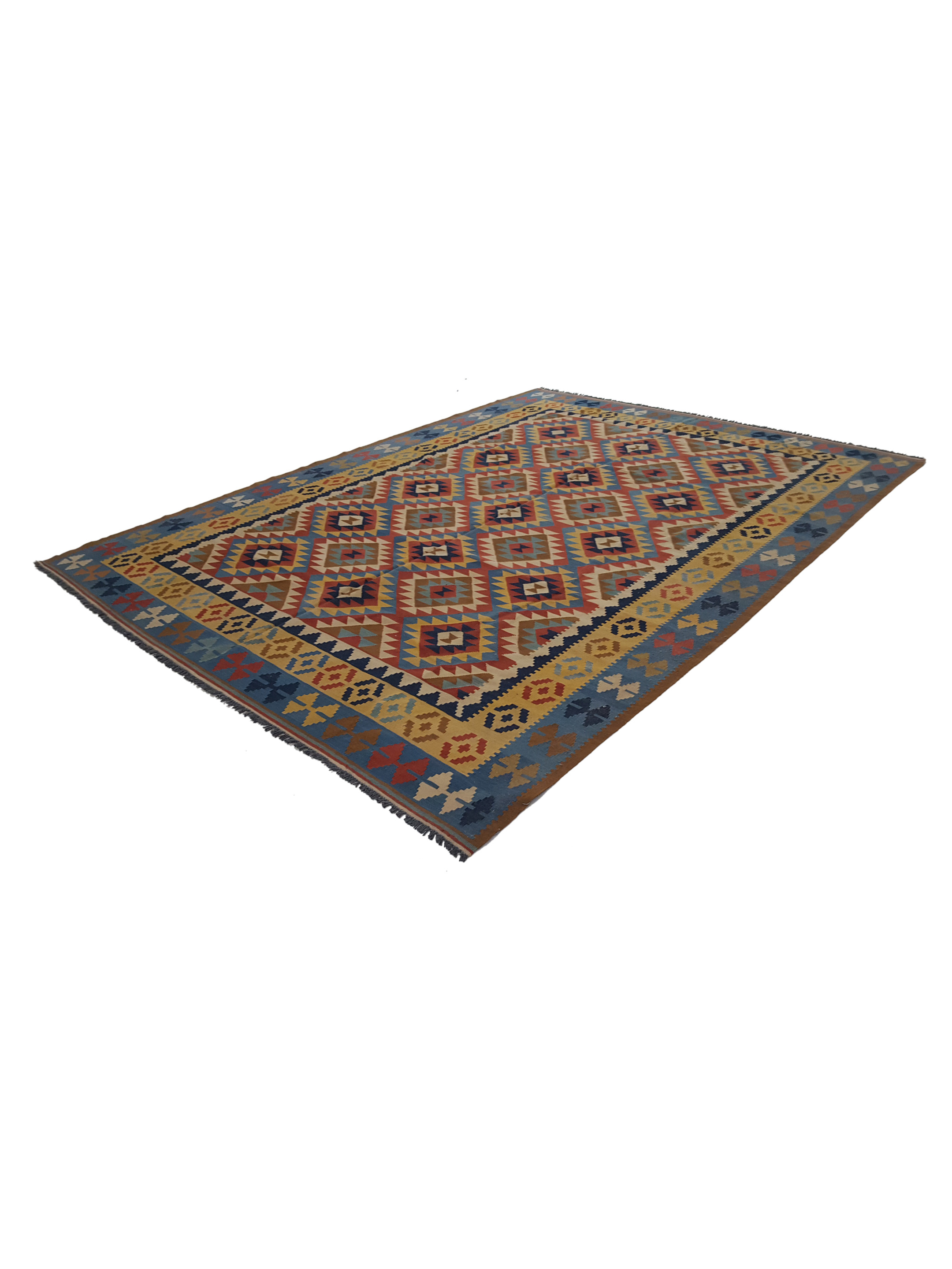 Kilim Hand Woven Multi 8x11 - Image 6 of 6