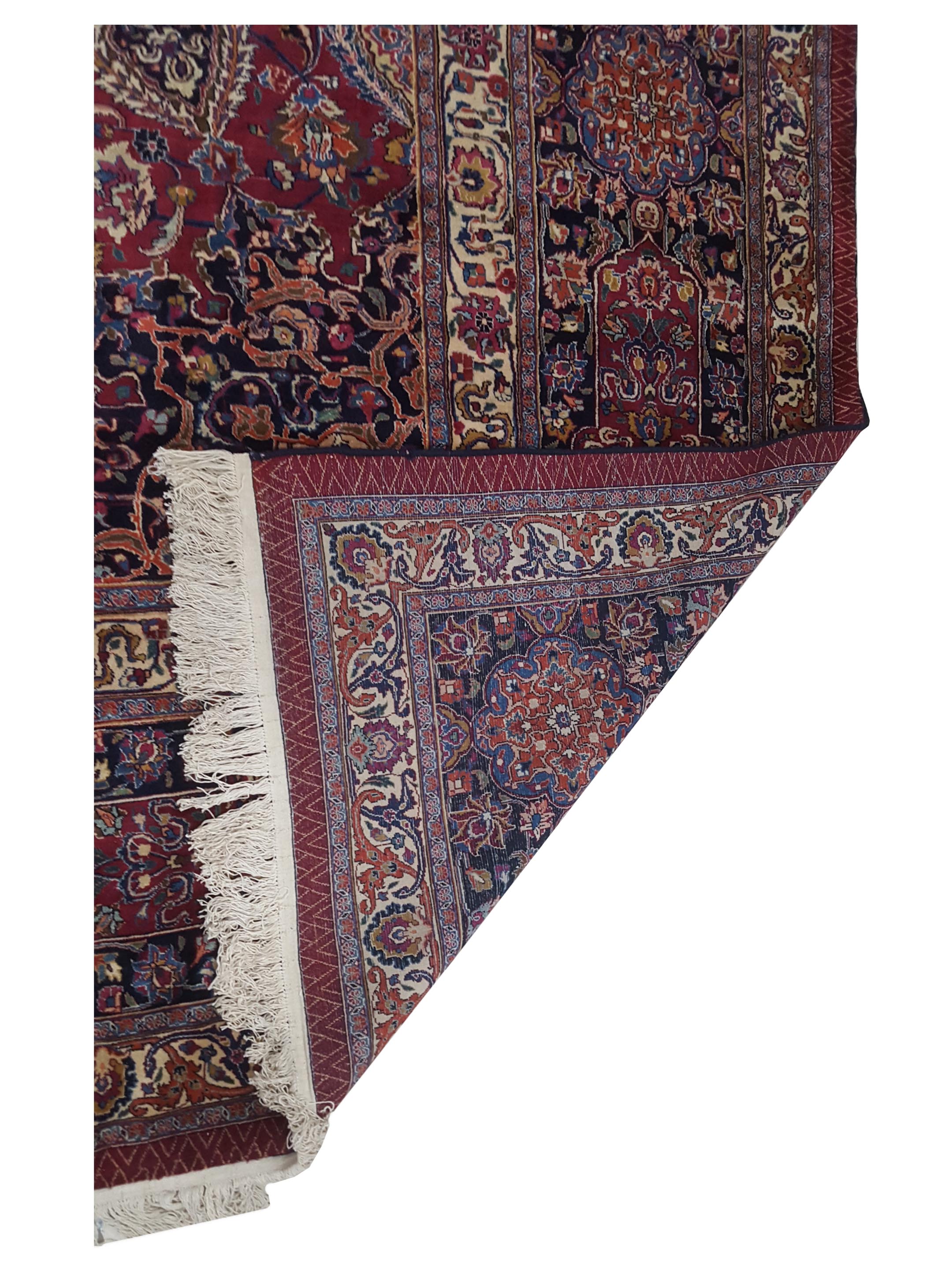 Mashad Semi Antique Burgundy 14x27 - Image 6 of 6
