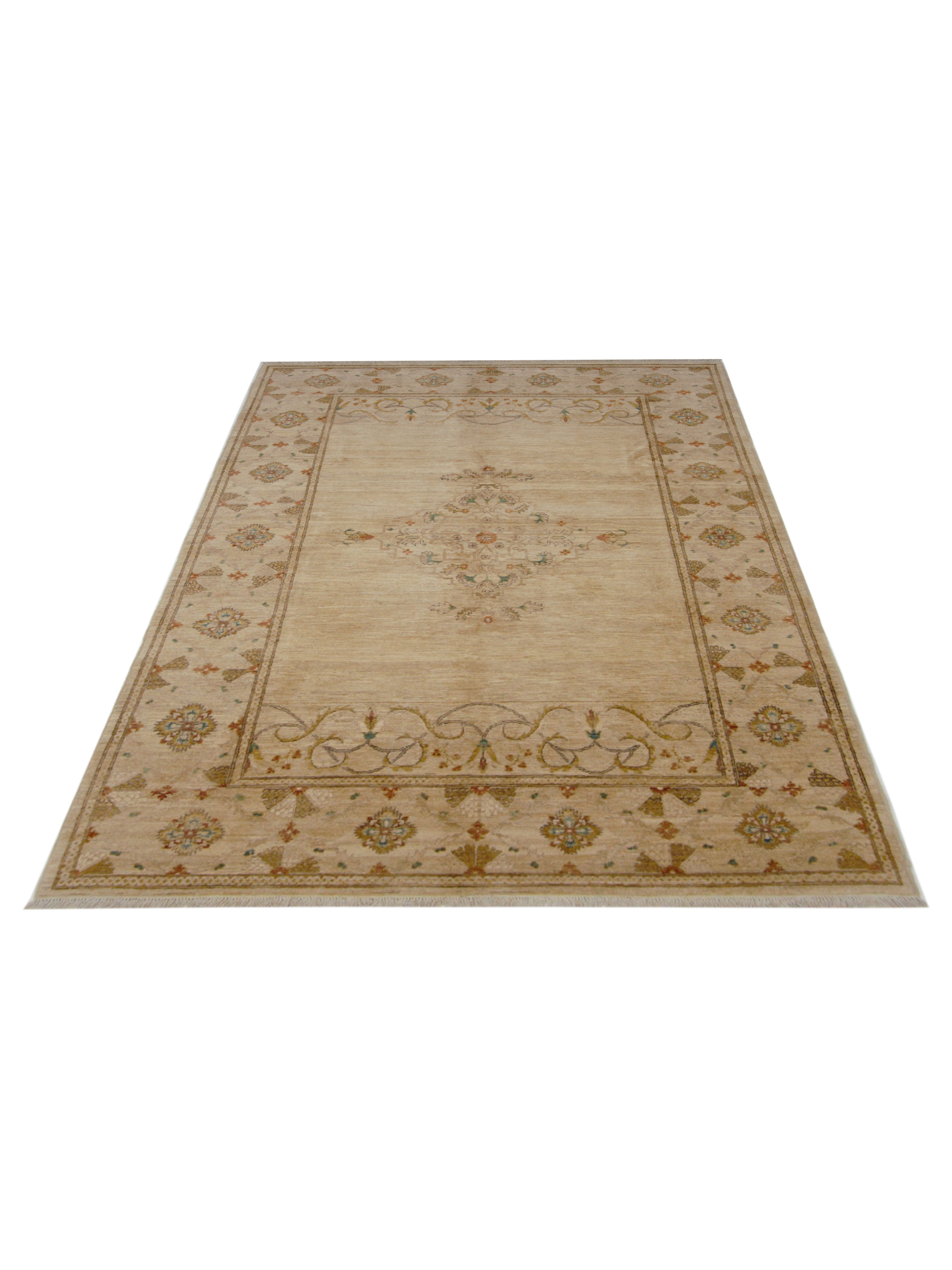 Ziegler Hand Knotted Beige 6x10 - Image 2 of 5
