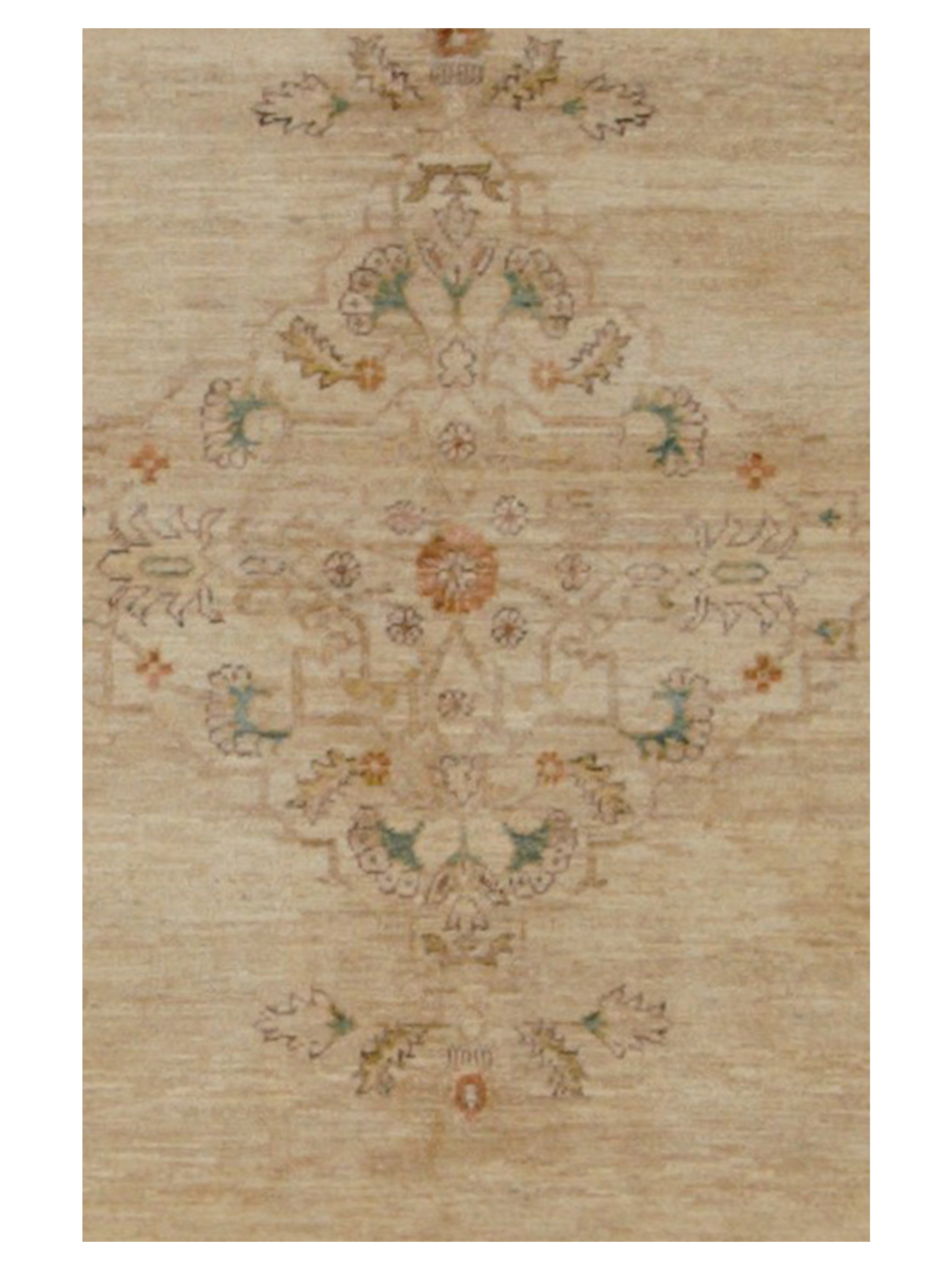 Ziegler Hand Knotted Beige 6x10 - Image 4 of 5