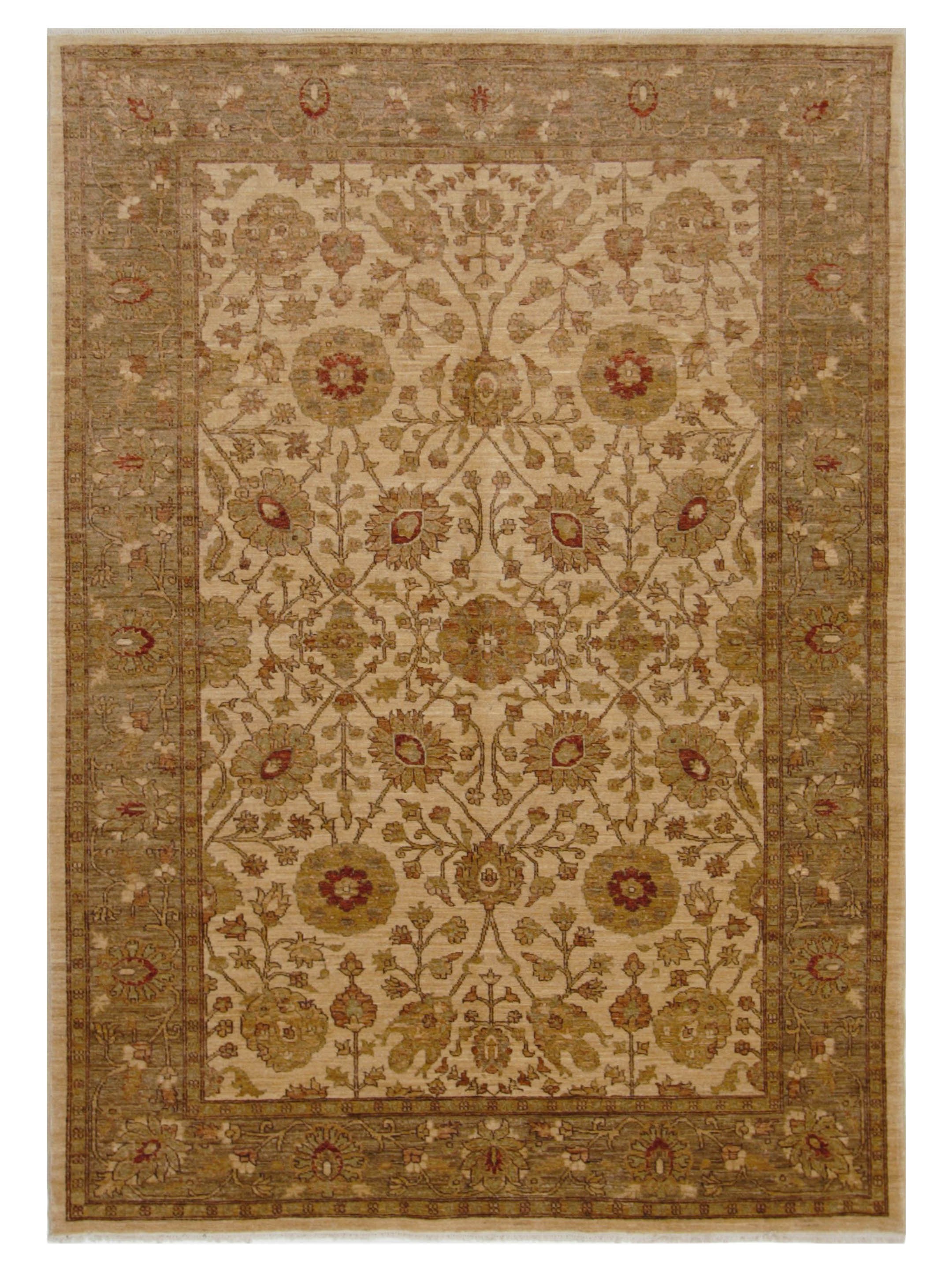 Ziegler Hand Knotted Beige 6x10