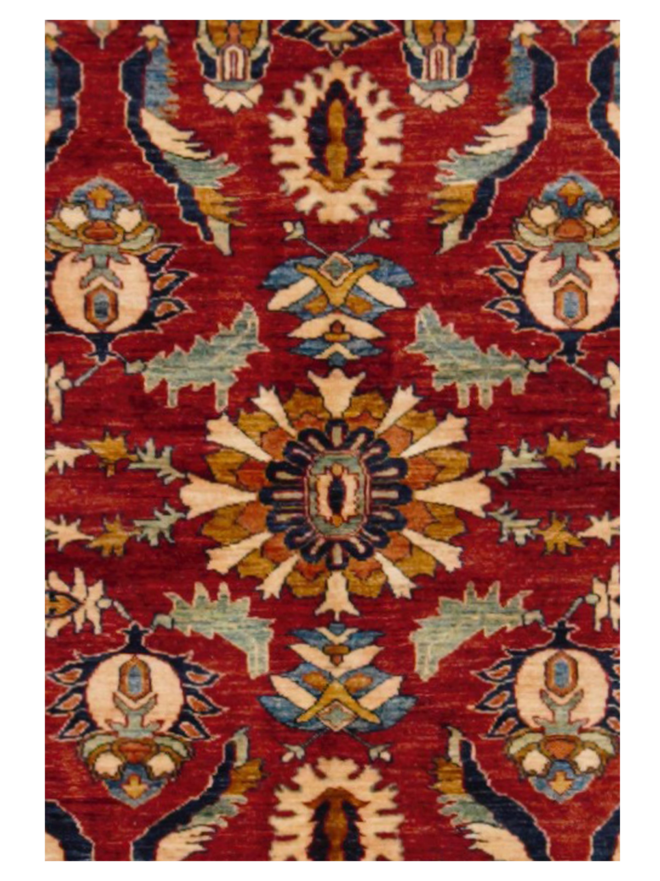 Kazak Hand Knotted Rust 6x8 - Image 4 of 5