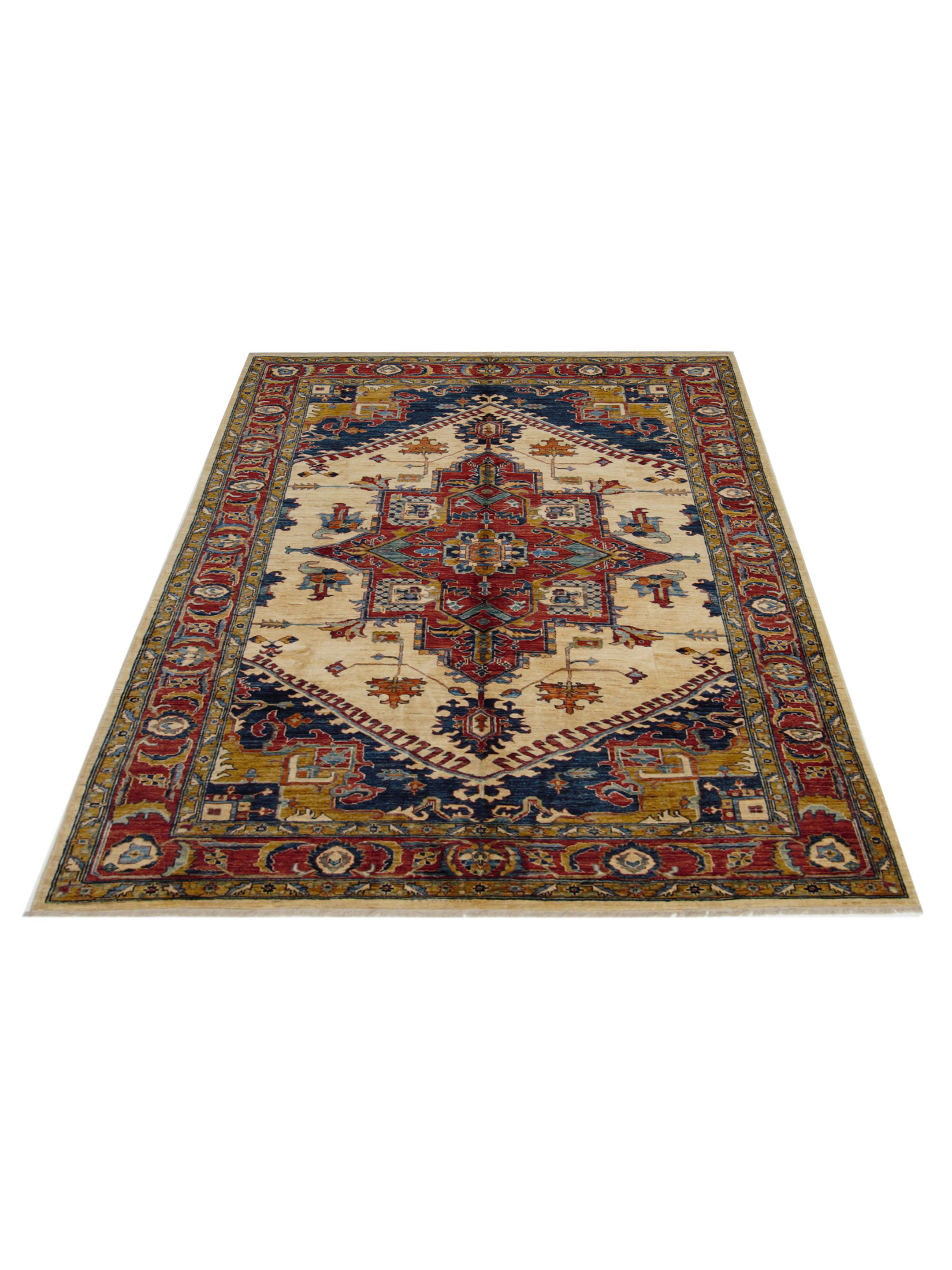 Kazak Hand Knotted Ivory 6x8 - Image 2 of 5
