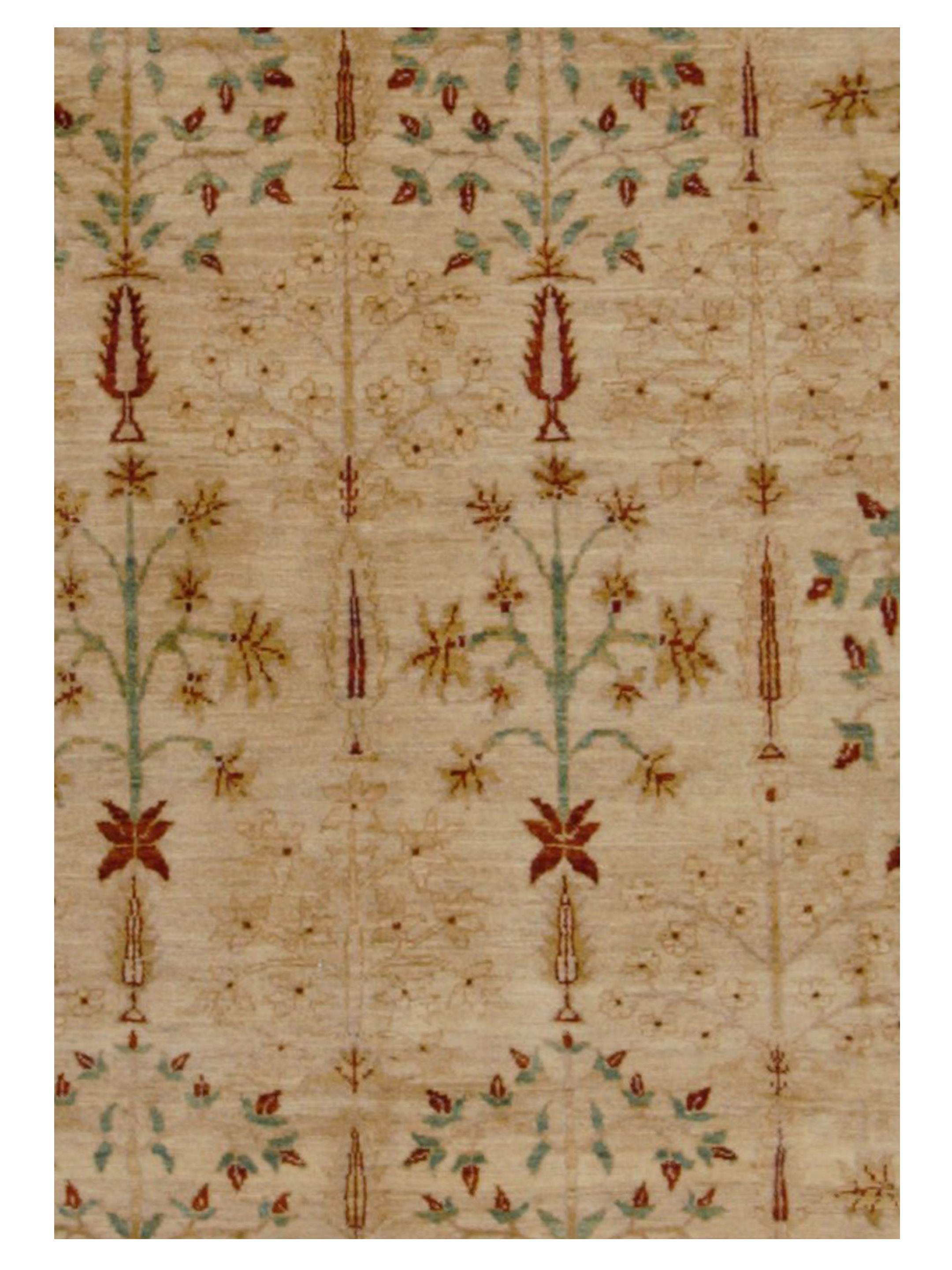 Ziegler Hand Knotted Beige 7x10 - Image 3 of 5