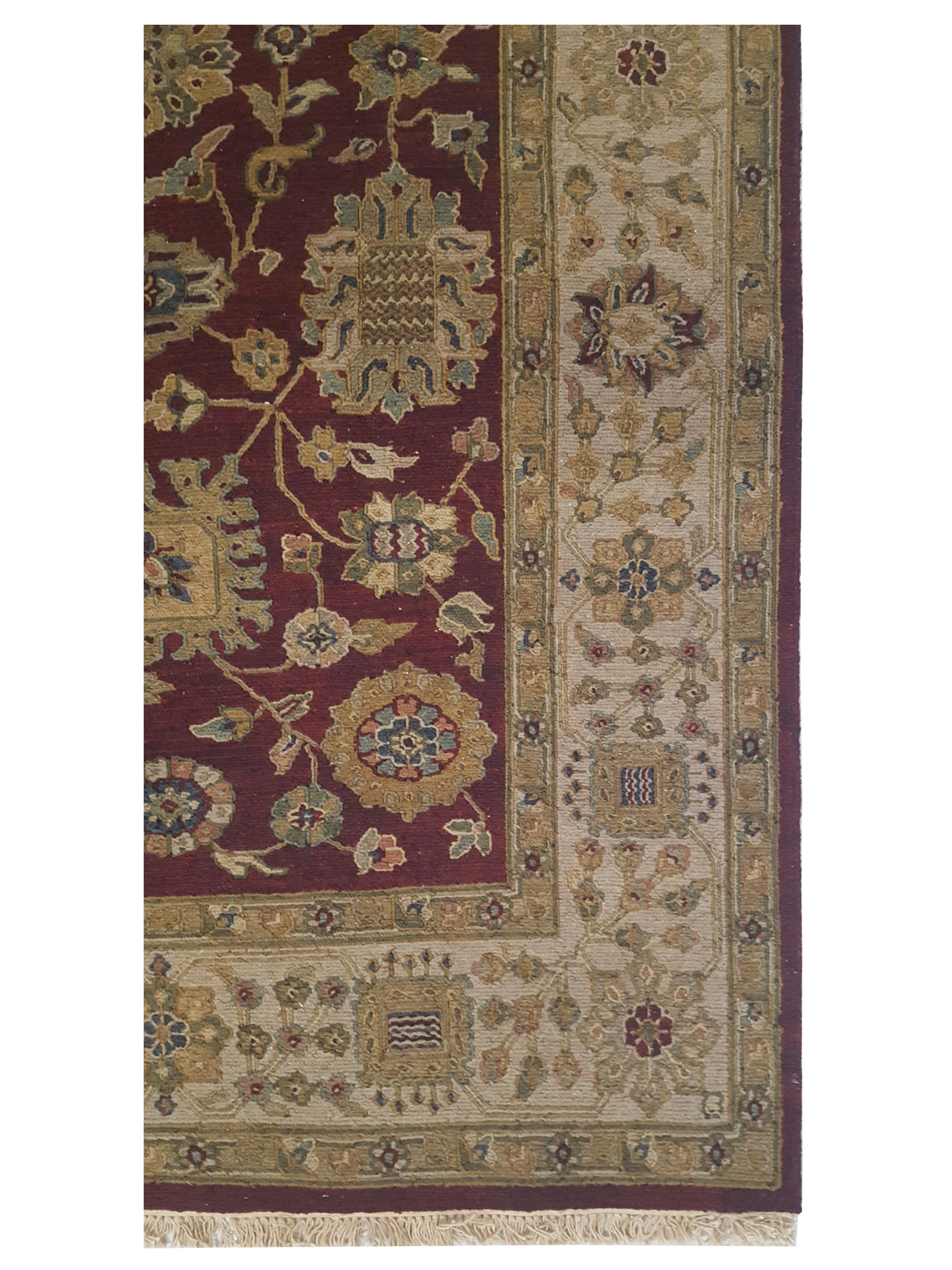 Summak Hand Knotted Burgundy 6x9 - Image 2 of 2