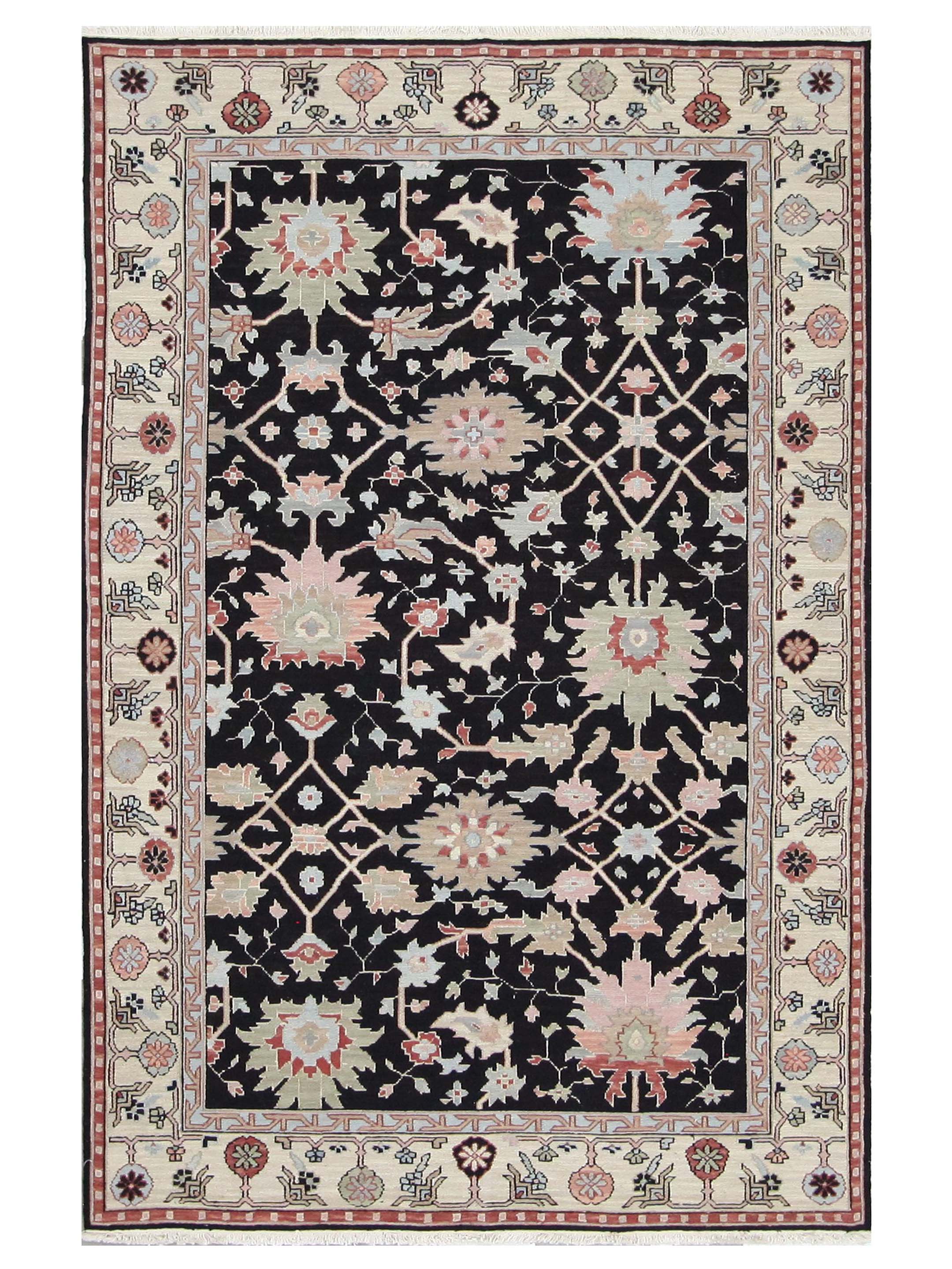 Summak Hand Knotted Black 6x9