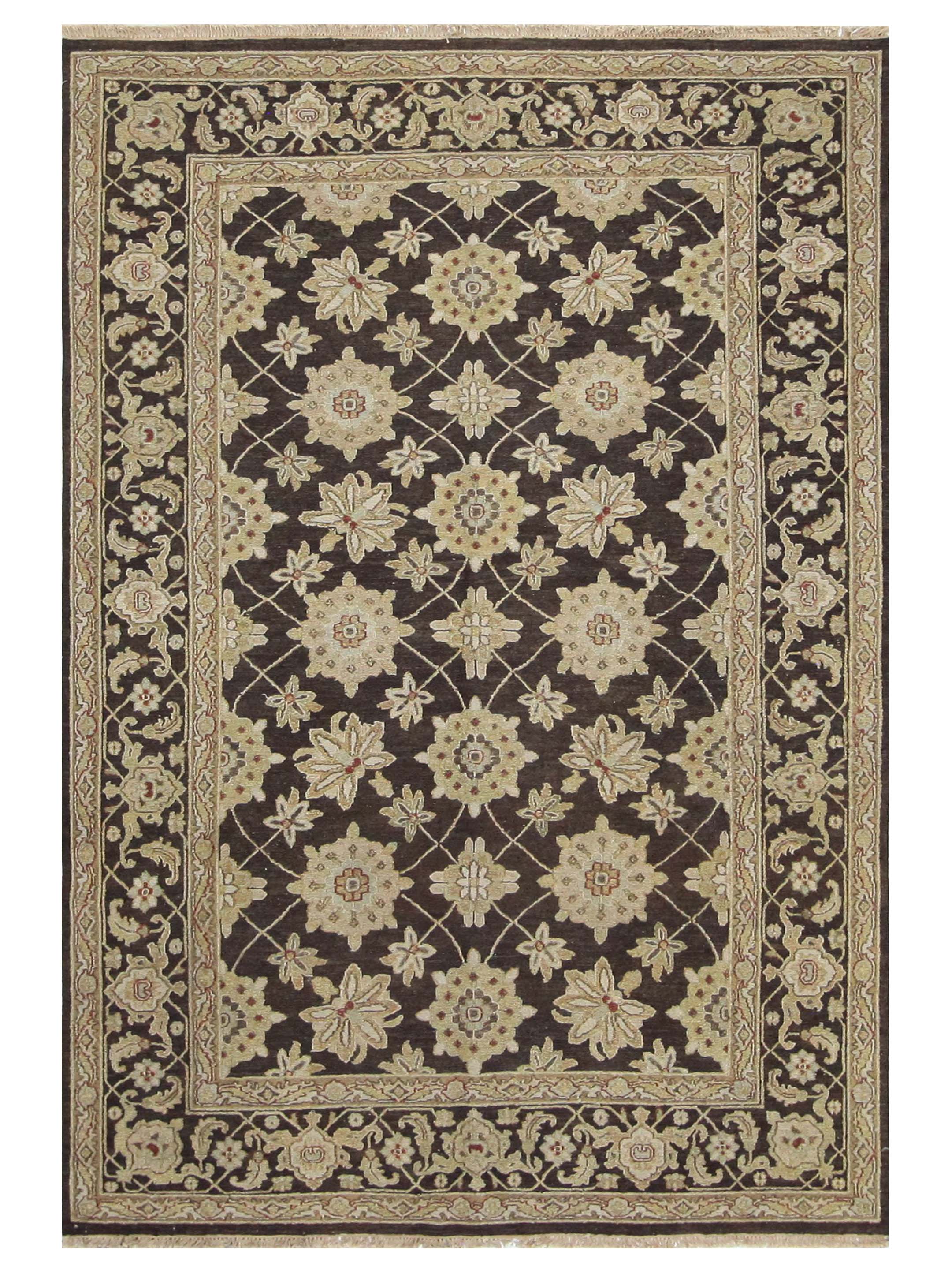 Royal Hand Knotted Beige 6x9