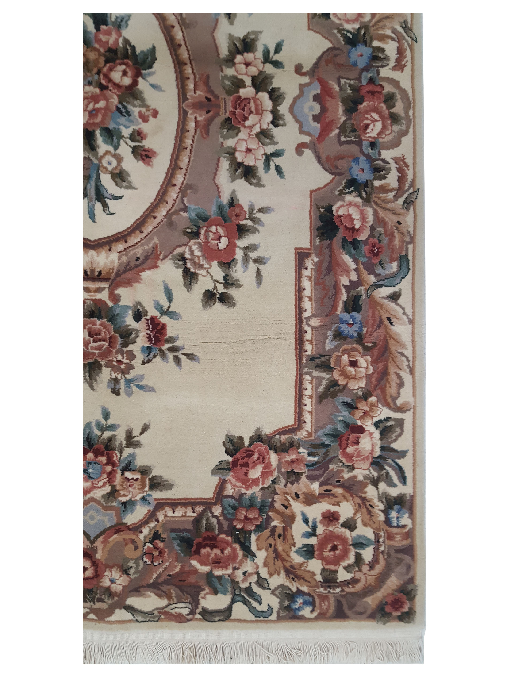 Classic Hand Knotted Ivory 4x6 - Image 2 of 3
