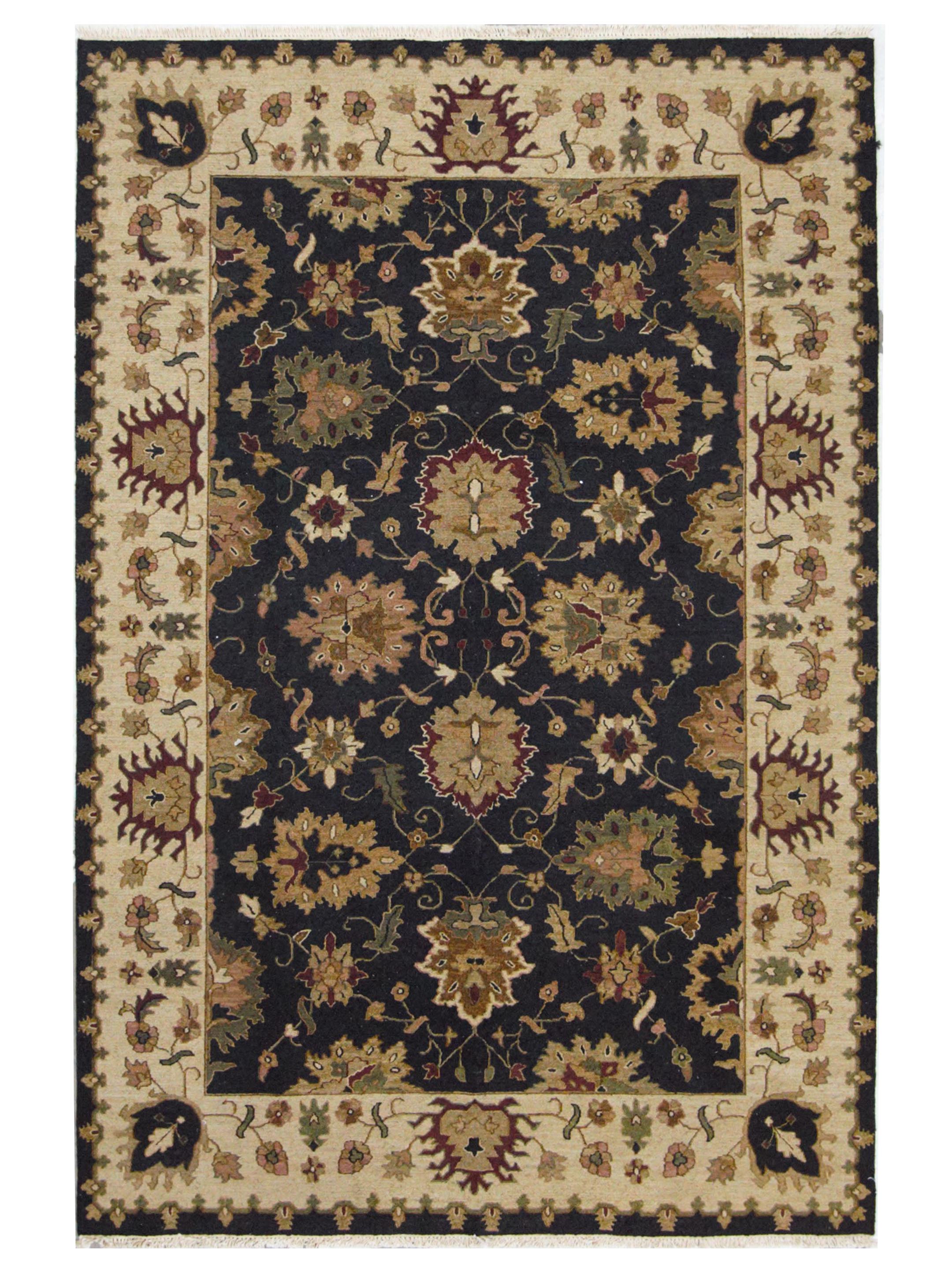 Summak Hand Knotted Black 6x9
