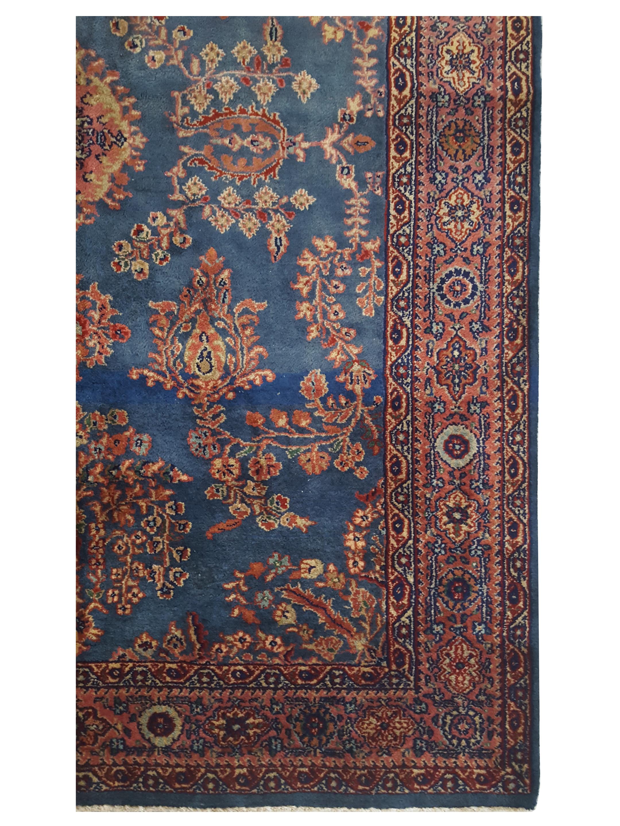 Herati Hand Knotted Blue 4x6 - Image 2 of 3
