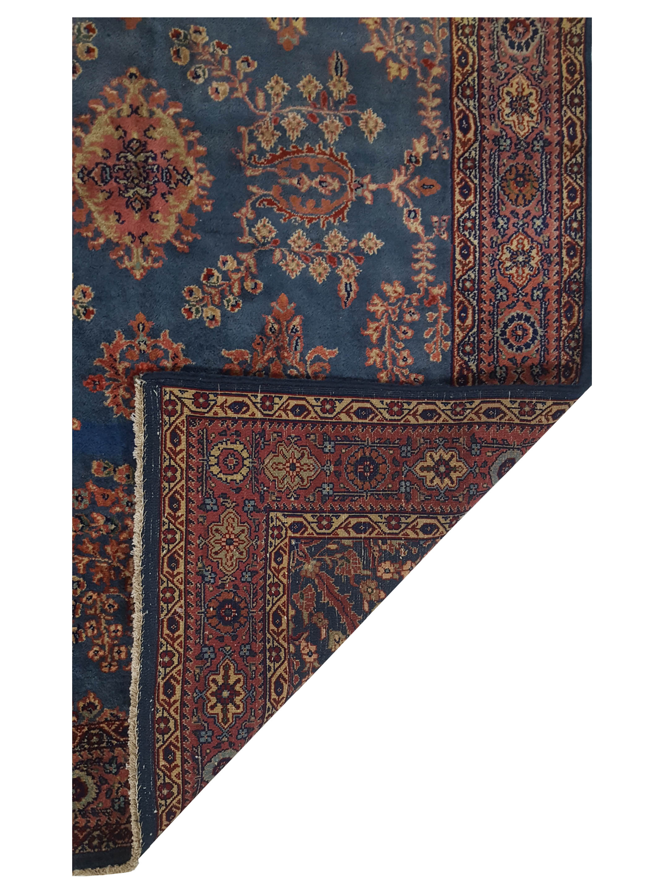 Herati Hand Knotted Blue 4x6 - Image 3 of 3
