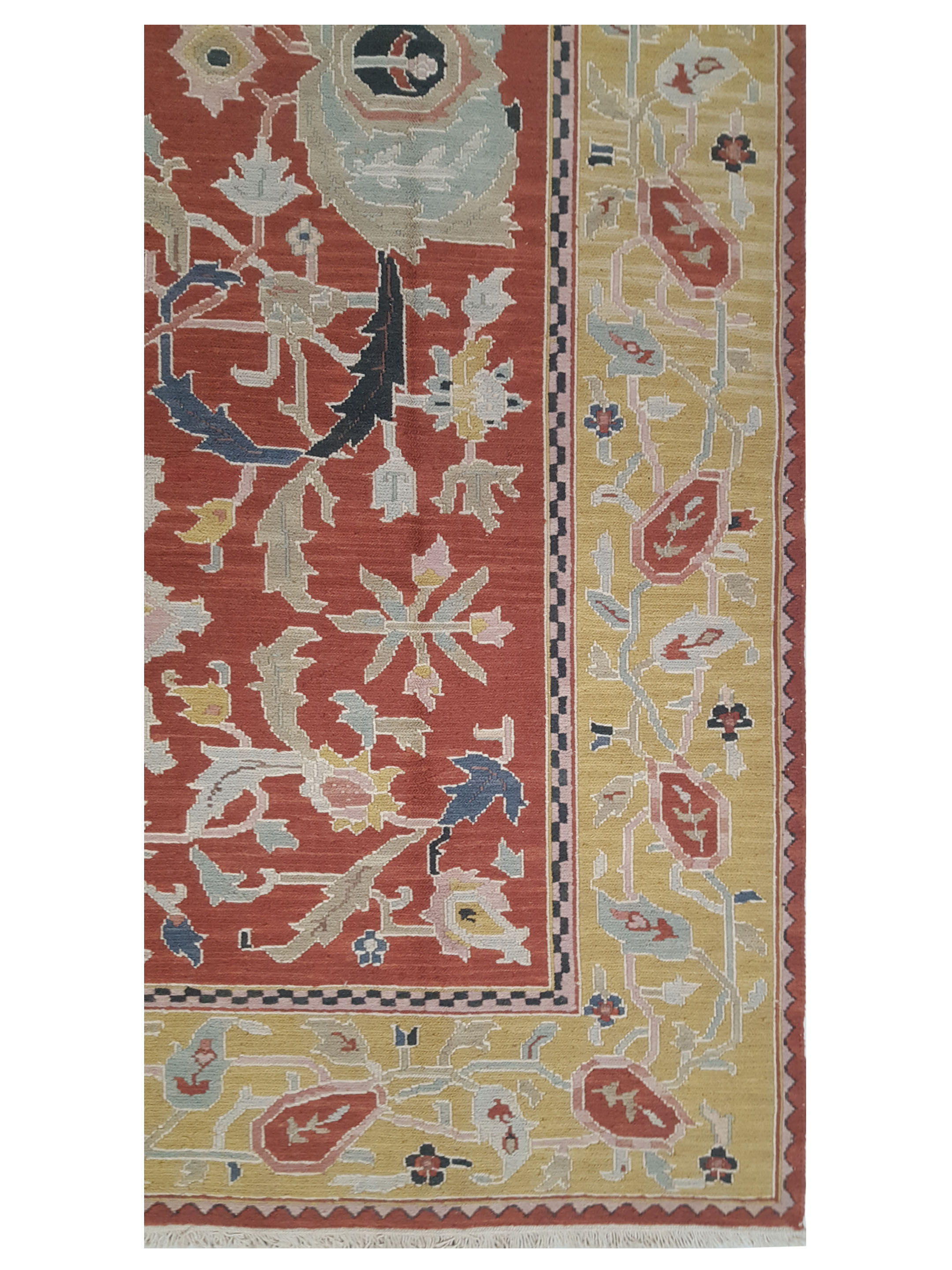 Summak Hand Knotted Orange 6x9 - Image 2 of 3