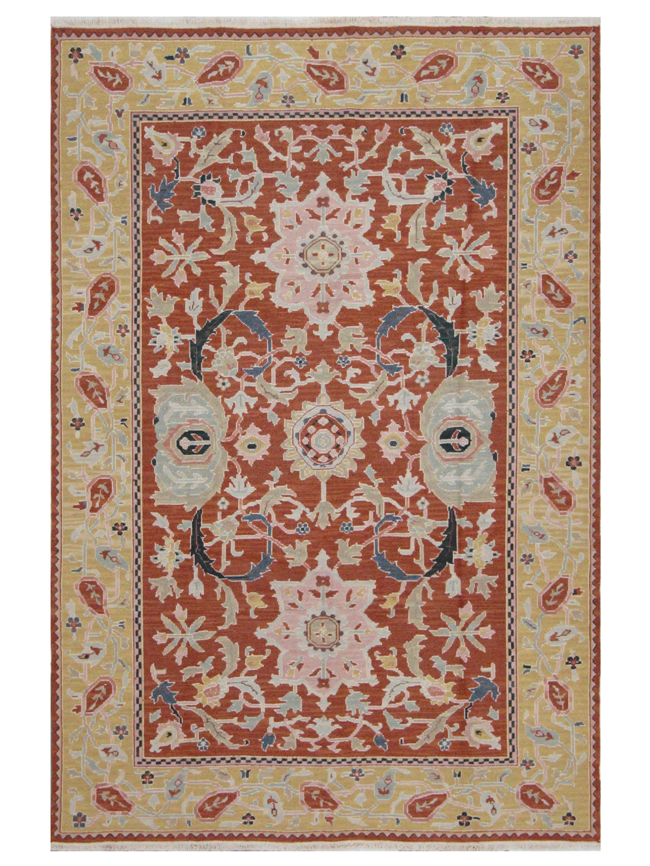 Summak Hand Knotted Orange 6x9