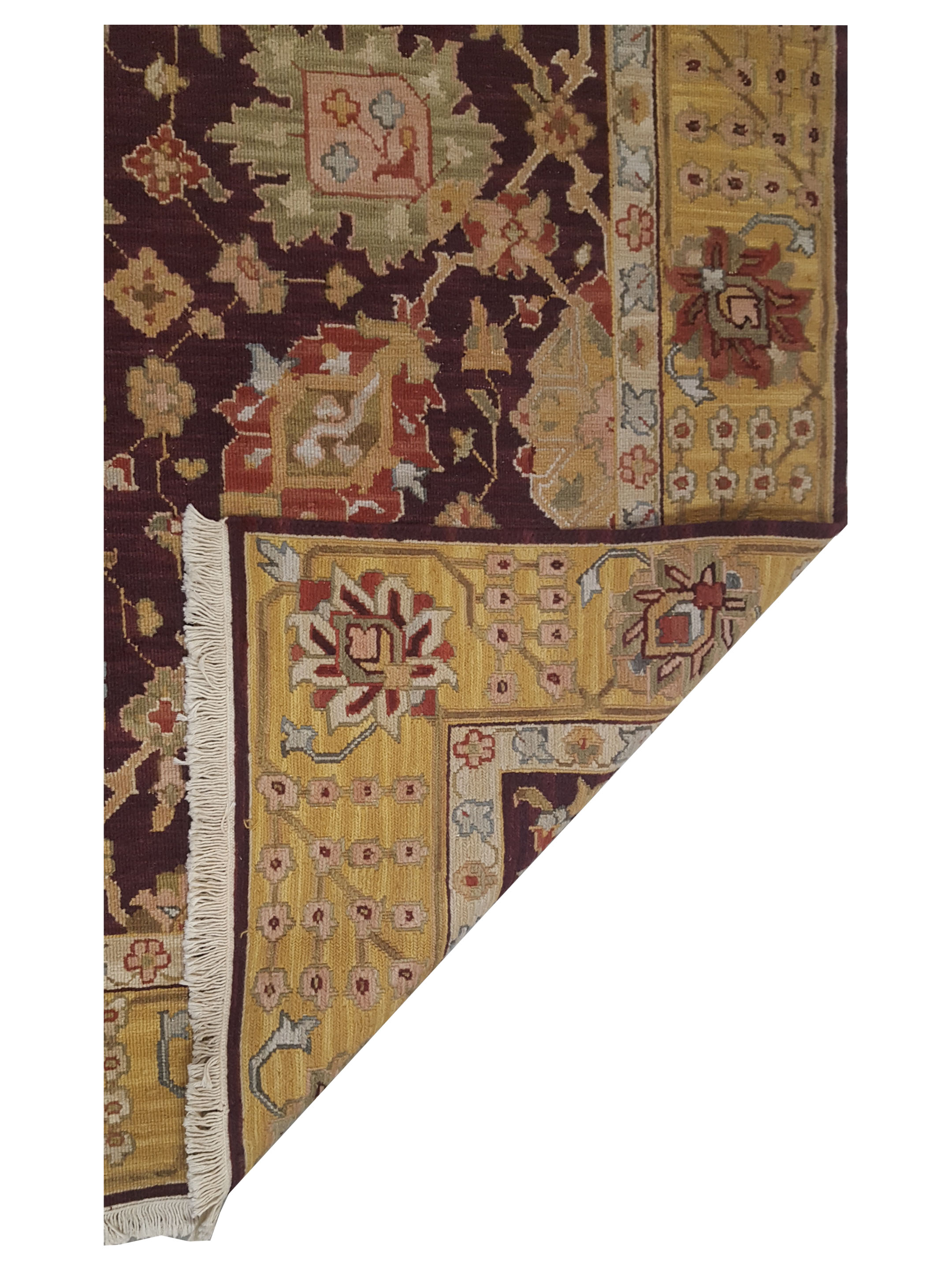 Summak Hand Knotted Burgundy 6x9 - Image 3 of 3