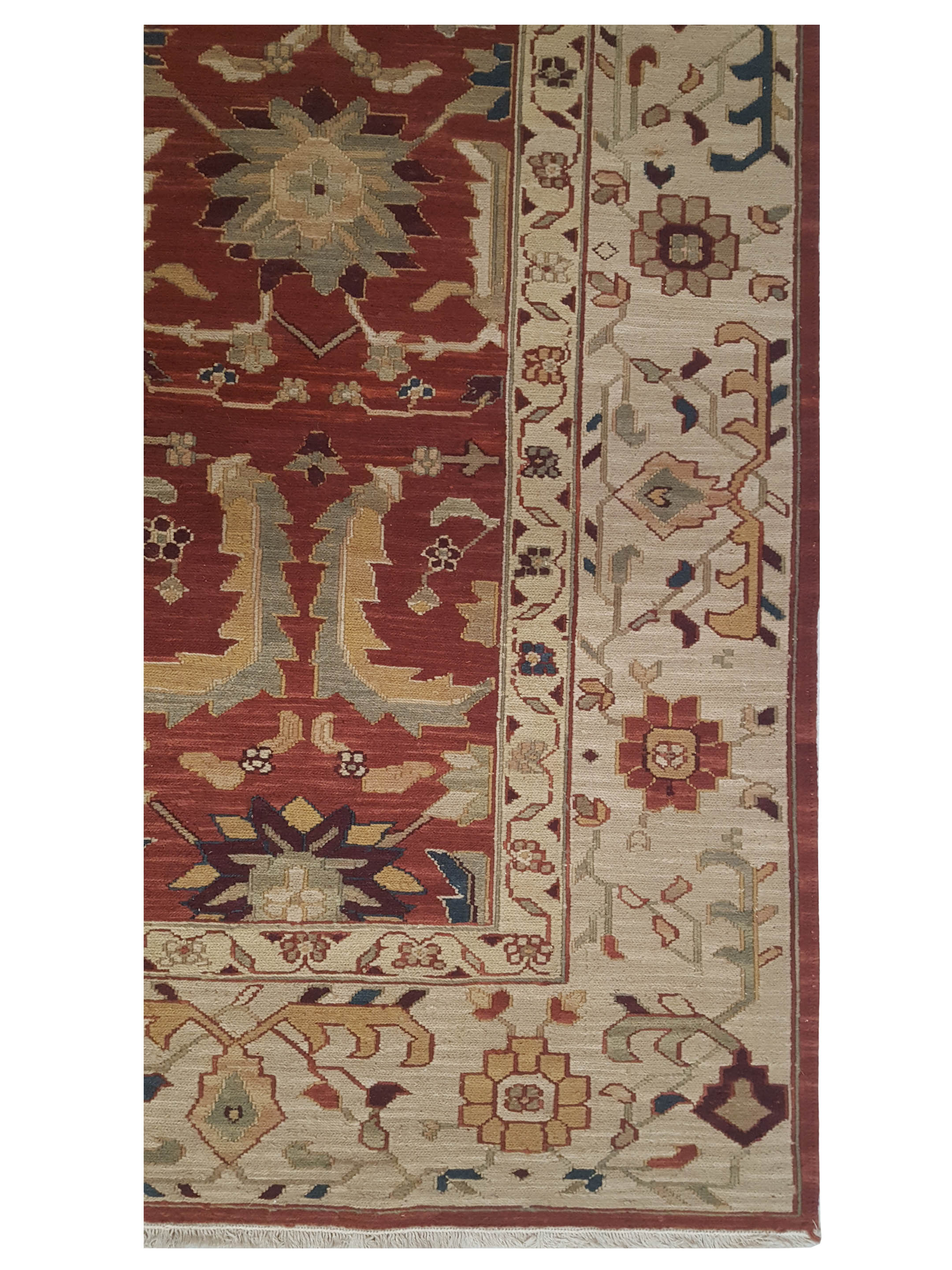 Summak Hand Knotted Burgundy 6x9 - Image 2 of 3