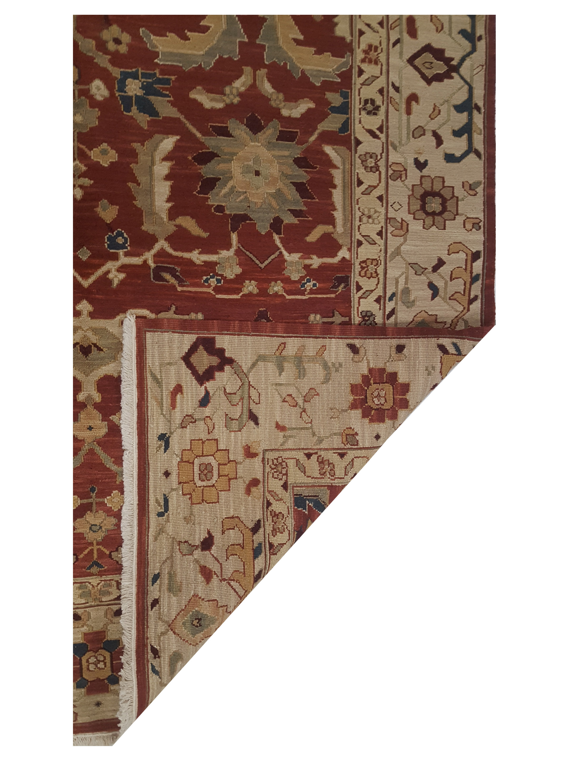 Summak Hand Knotted Burgundy 6x9 - Image 3 of 3