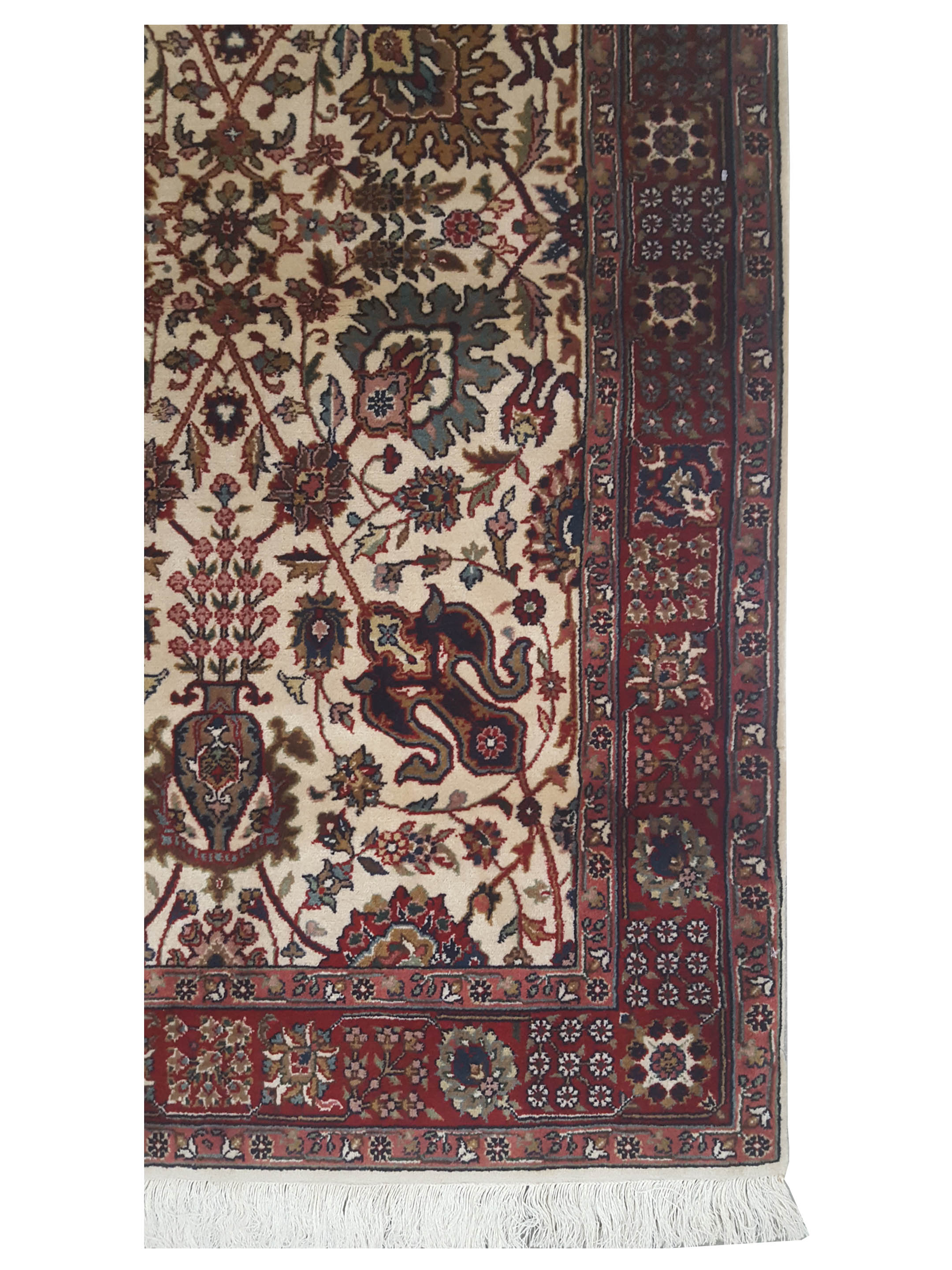 Tabriz Hand Knotted Ivory 3x5 - Image 2 of 3
