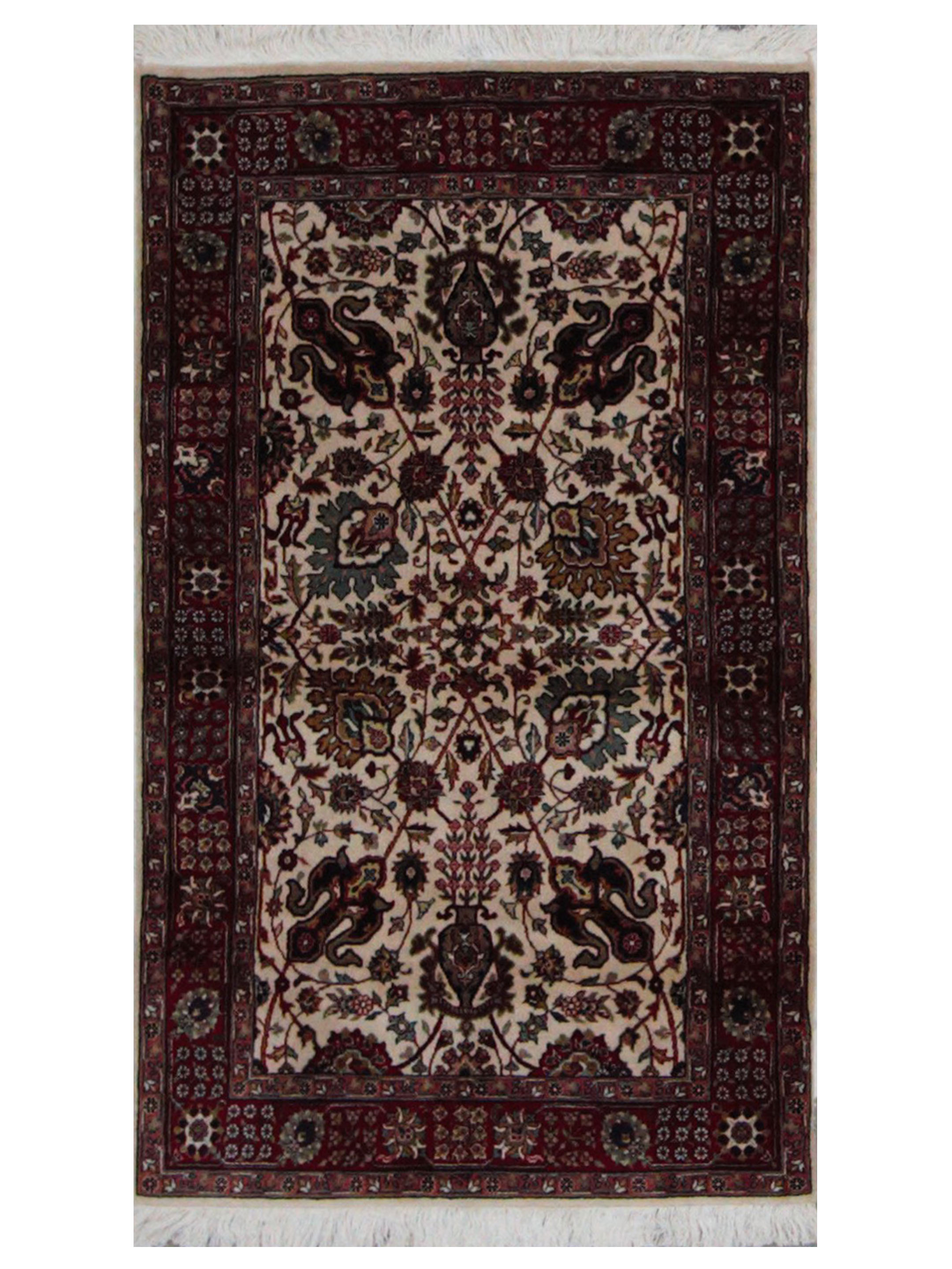Tabriz Hand Knotted Ivory 3x5