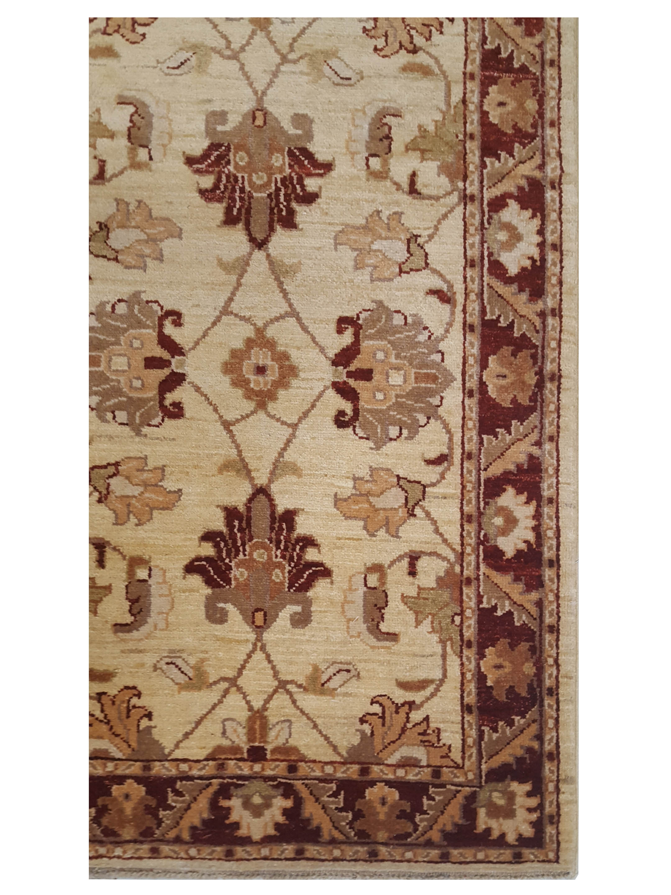 Ziegler Hand Knotted Ivory 3x11 - Image 2 of 3