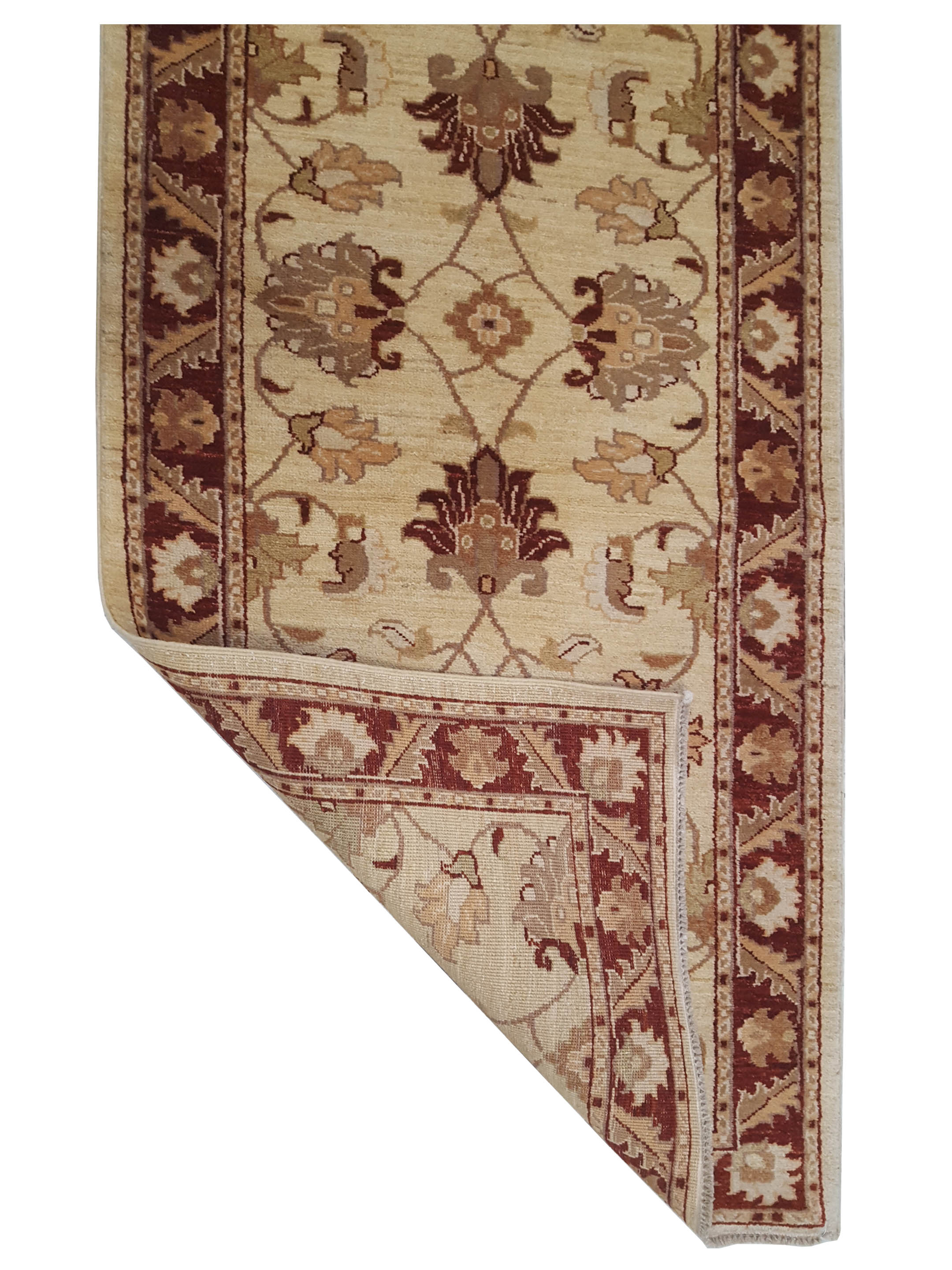 Ziegler Hand Knotted Ivory 3x11 - Image 3 of 3