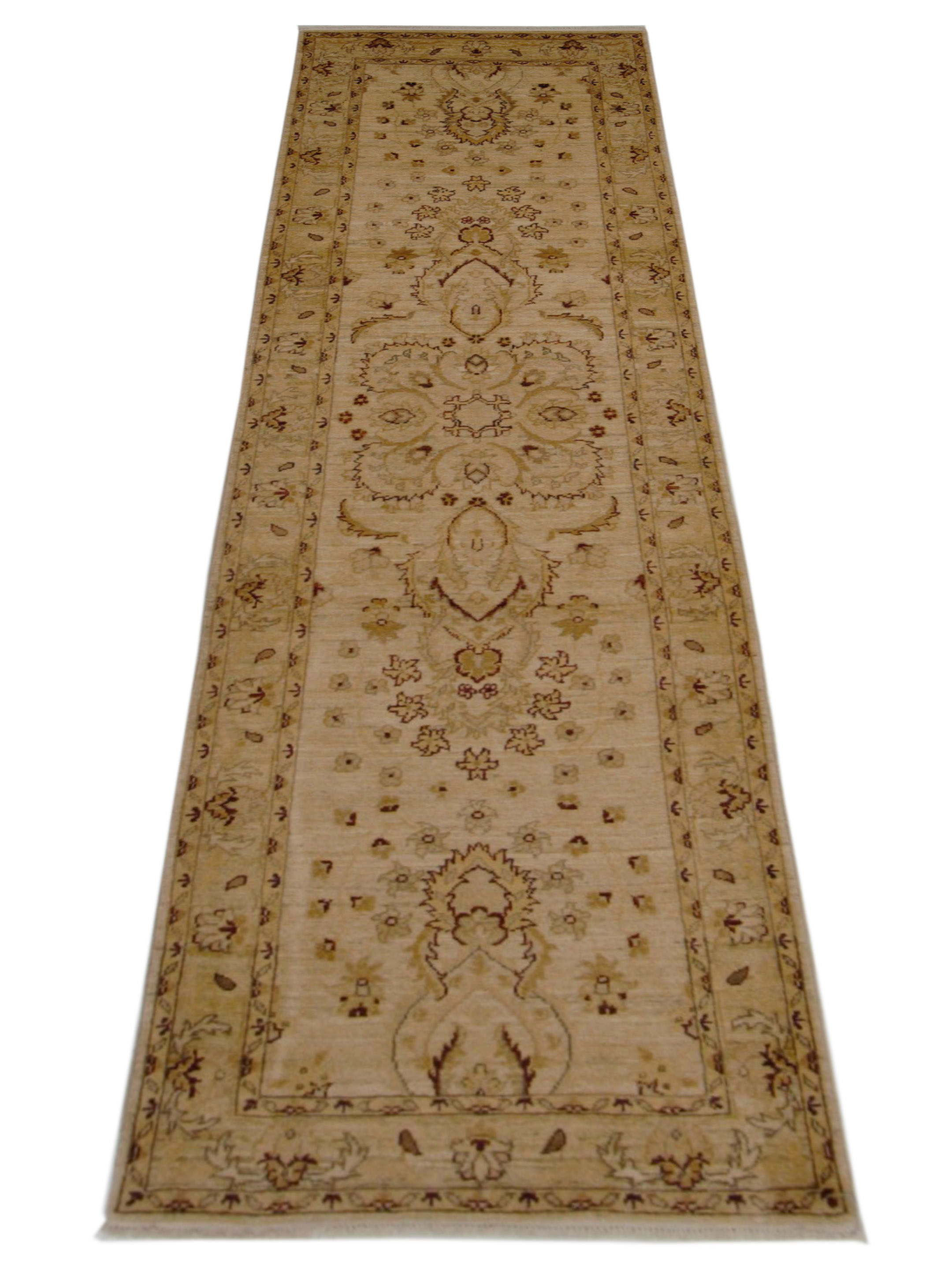 Ziegler Hand Knotted Ivory 3x10 - Image 2 of 5
