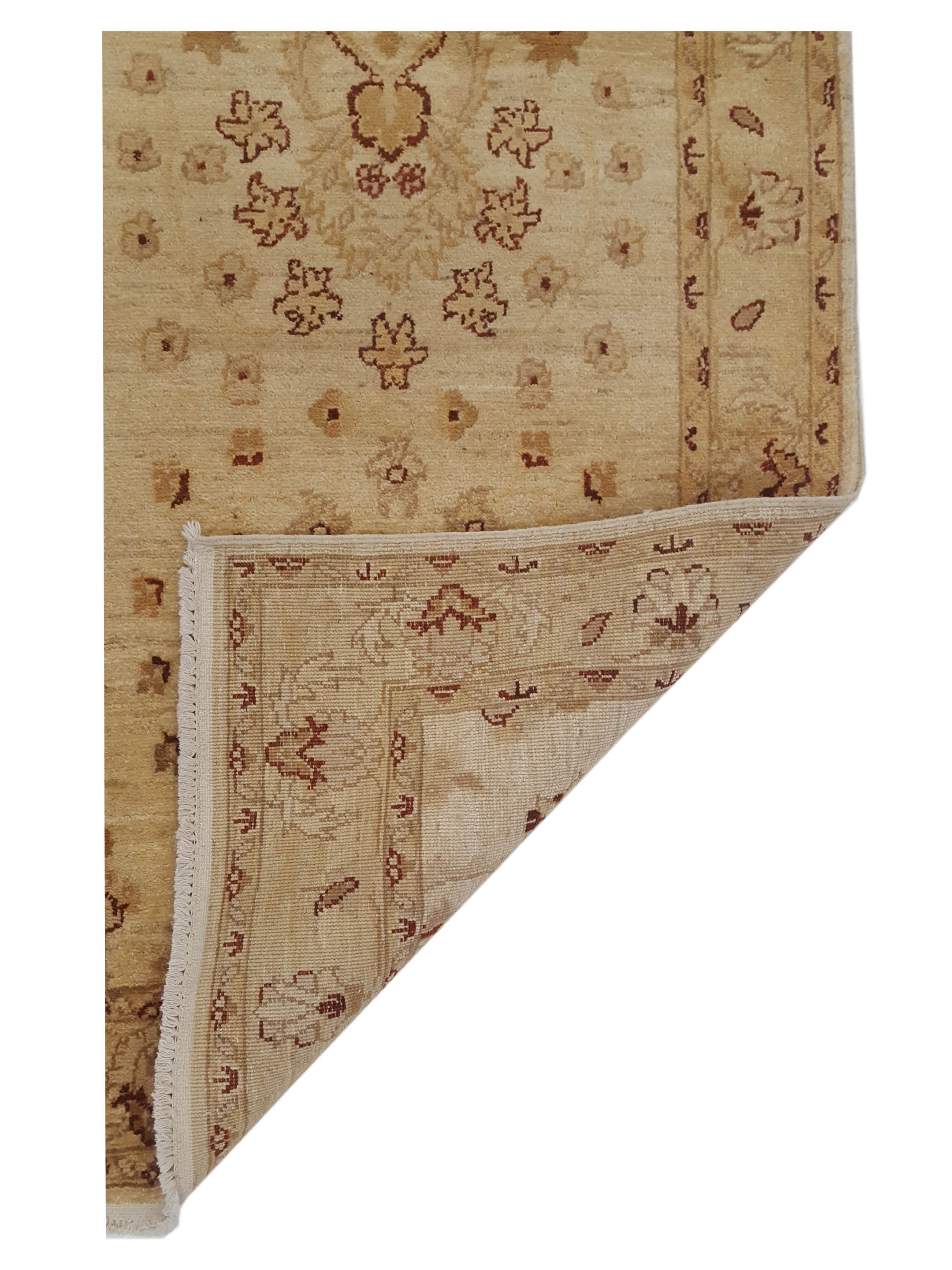 Ziegler Hand Knotted Ivory 3x10 - Image 5 of 5