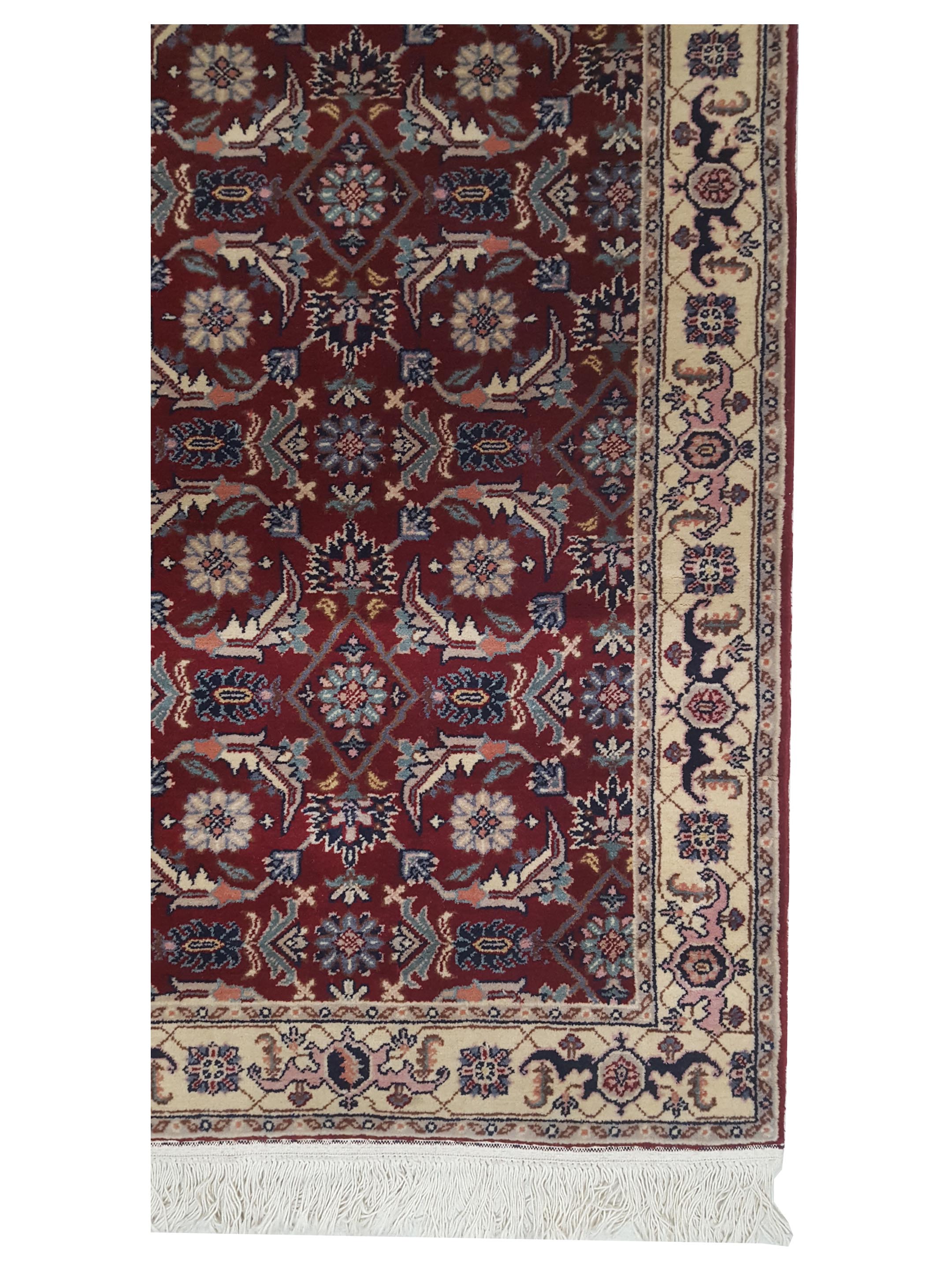 Herati Hand Knotted Red 2x10 - Image 2 of 3
