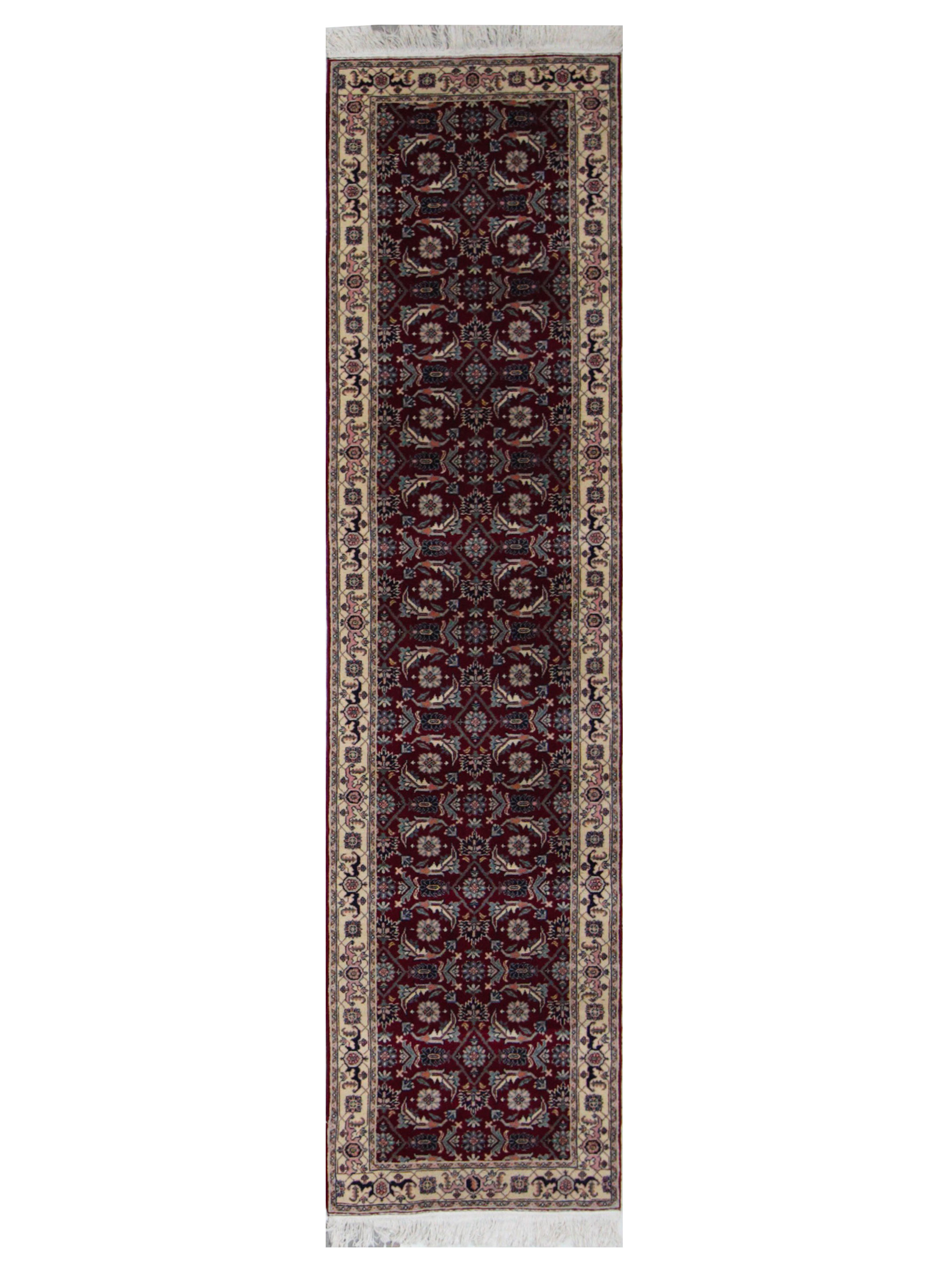 Herati Hand Knotted Red 2x10