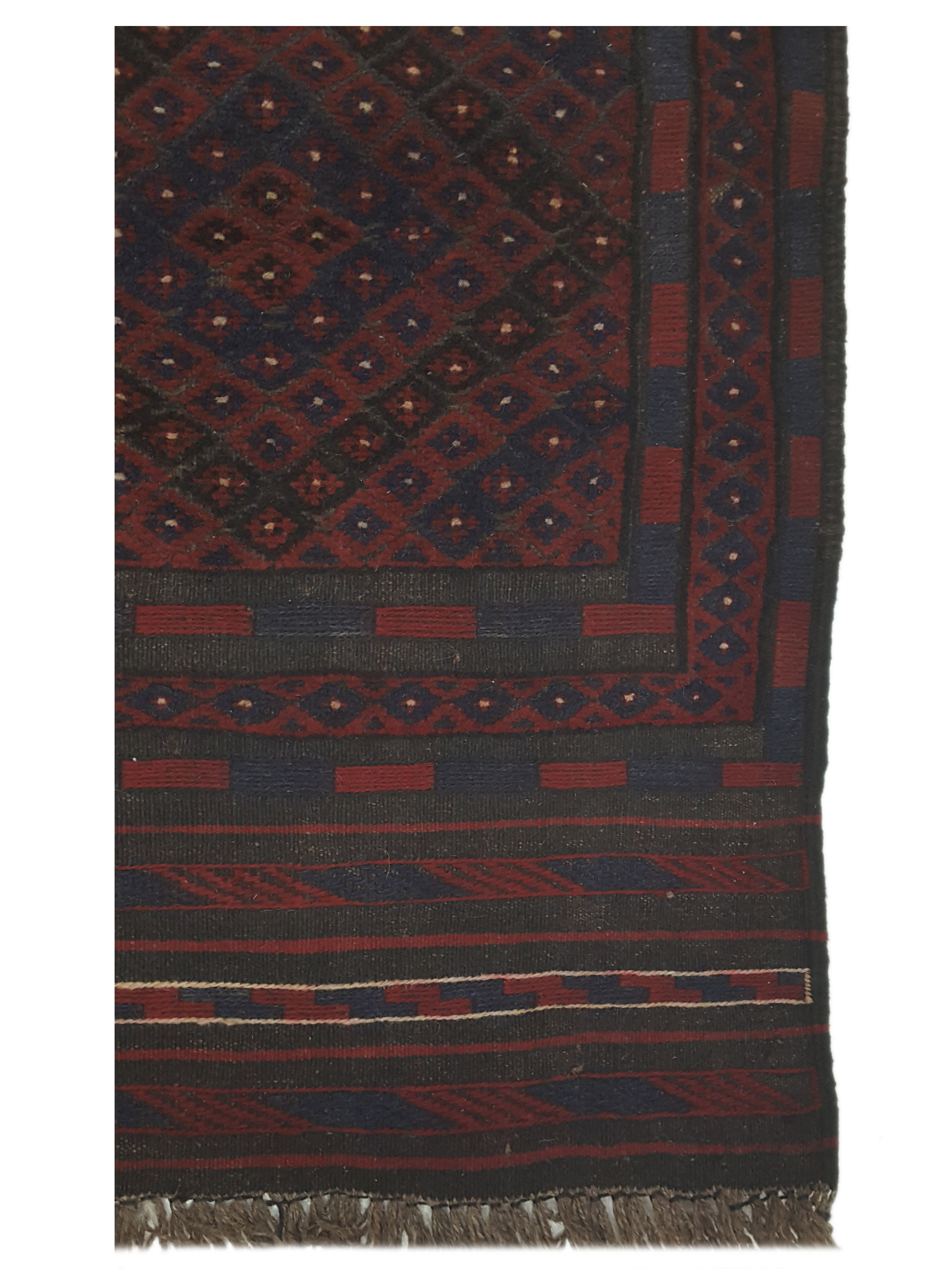 Summak Hand Knotted Red 2.6x8 - Image 4 of 7