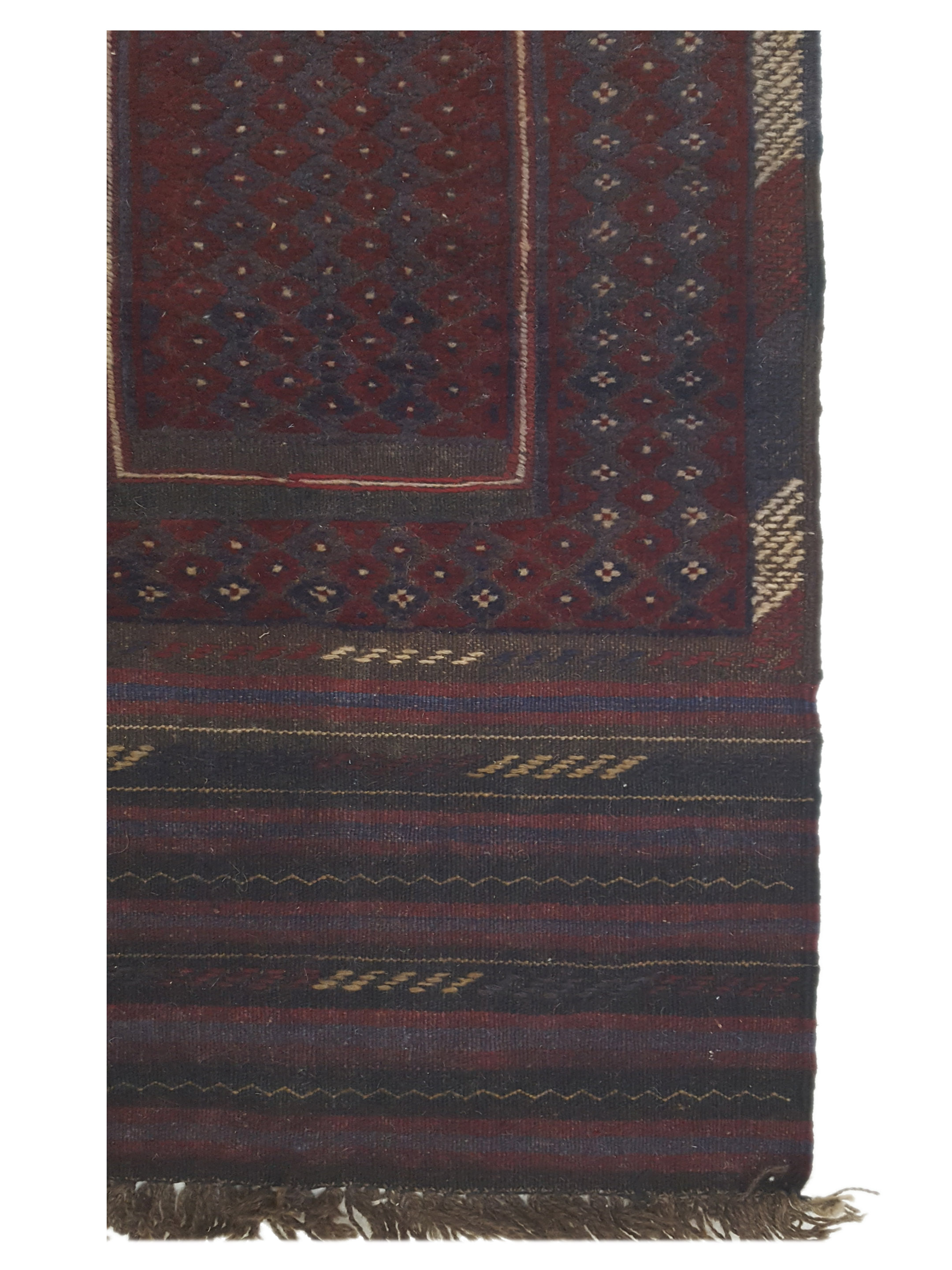 Summak Hand Knotted Dk.Red 2.6x8 - Image 3 of 5