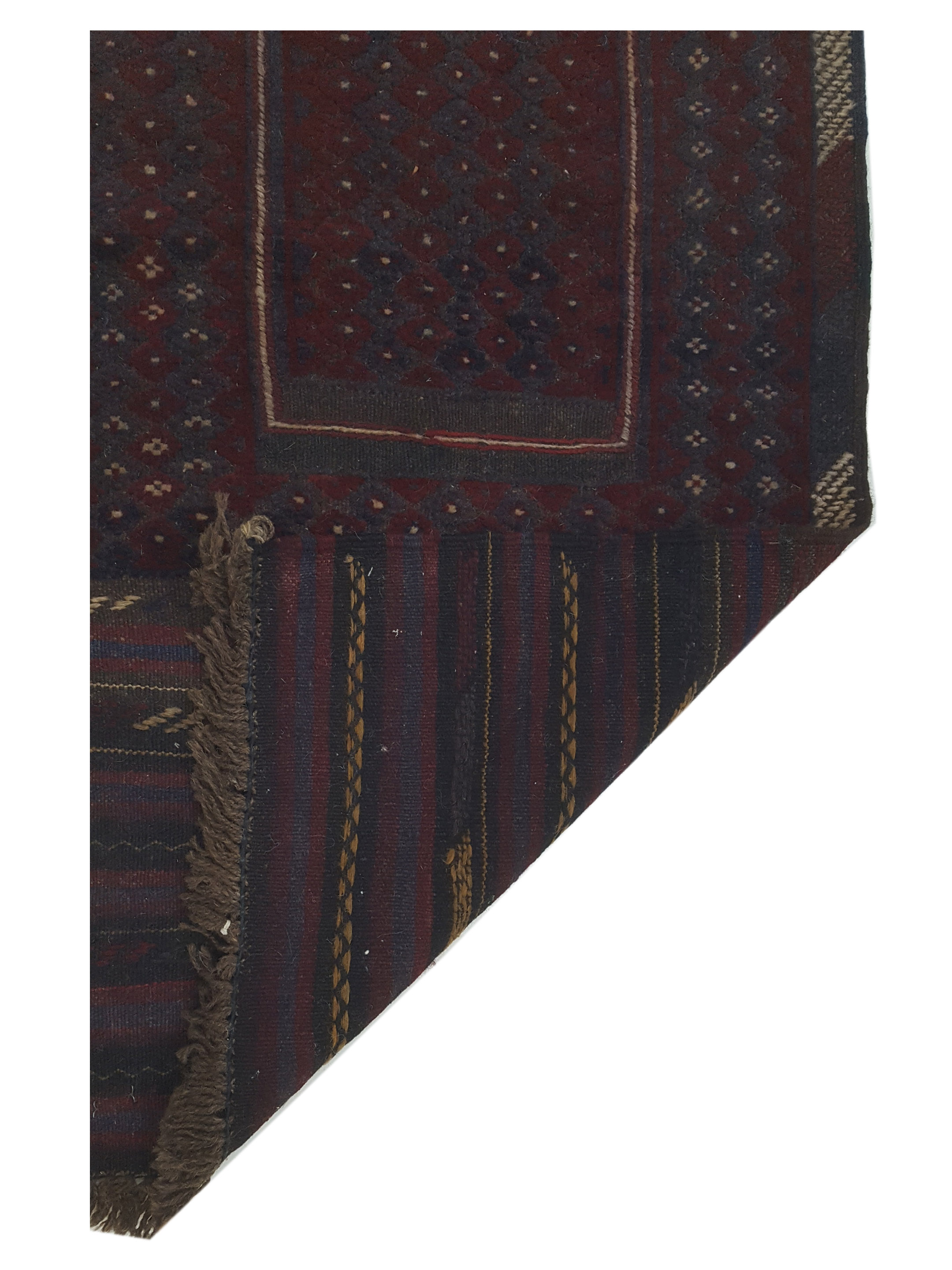 Summak Hand Knotted Dk.Red 2.6x8 - Image 5 of 5