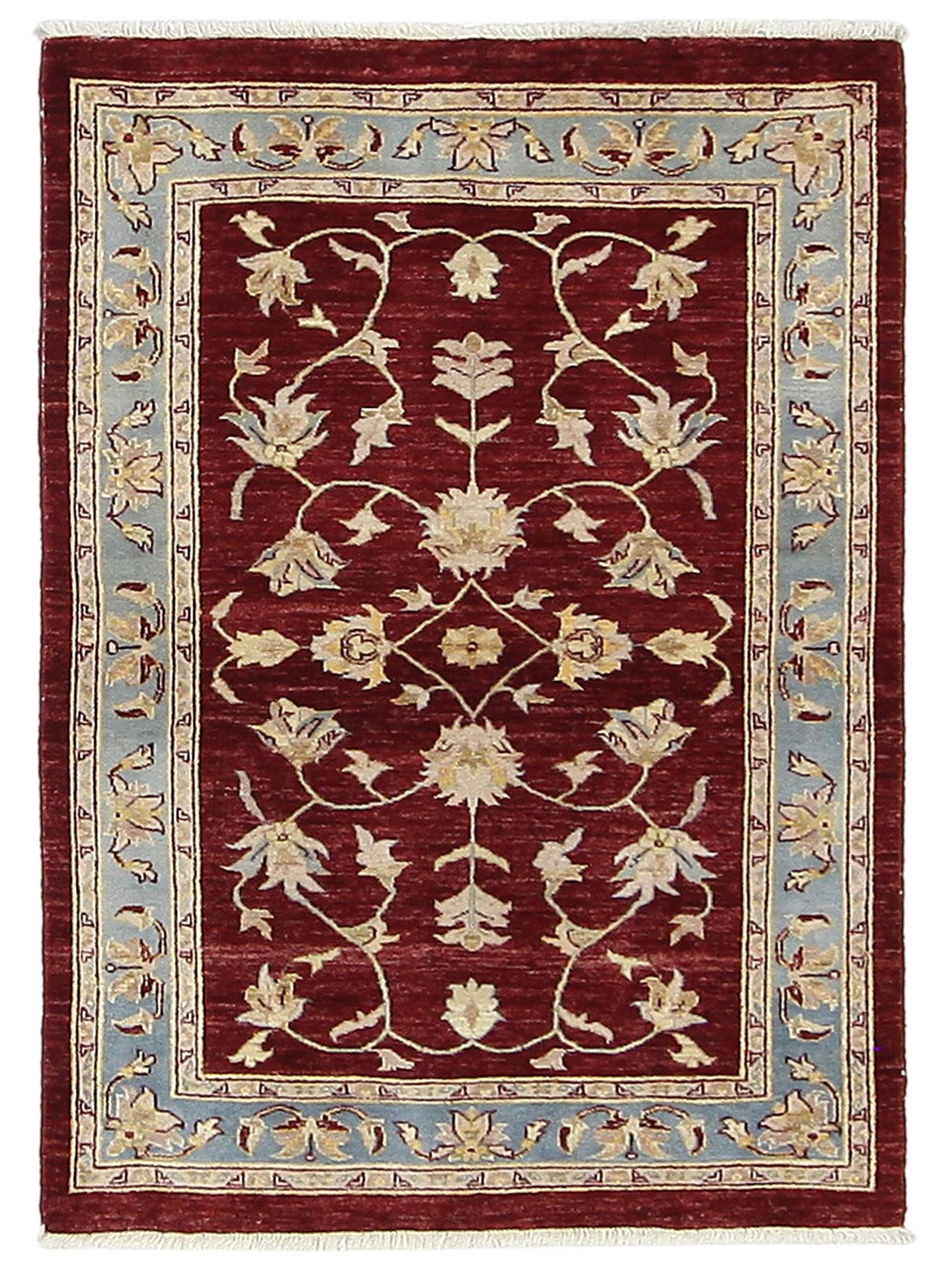 Ziegler Hand Knotted Red 4x6