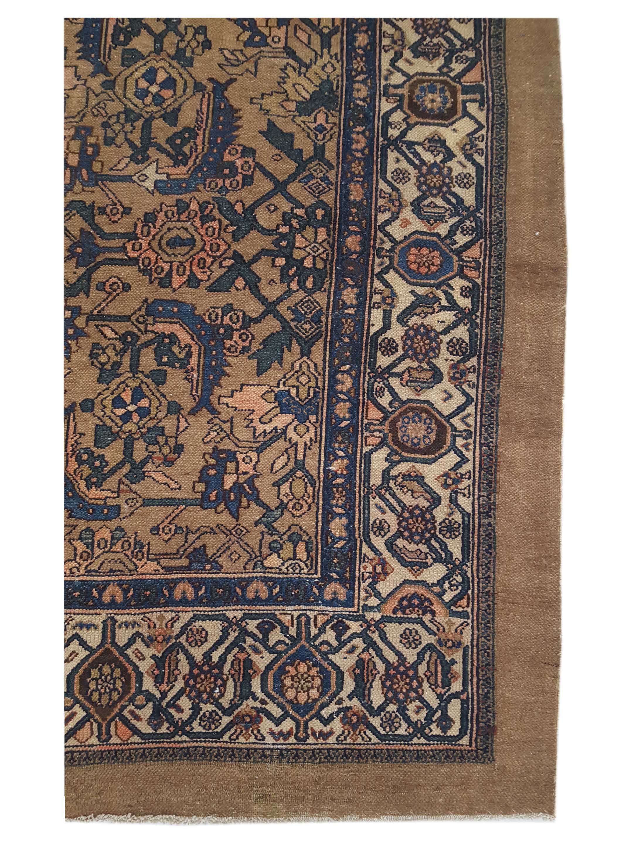Antique Serab - Camel Hair Brown 5x10 - Image 4 of 6