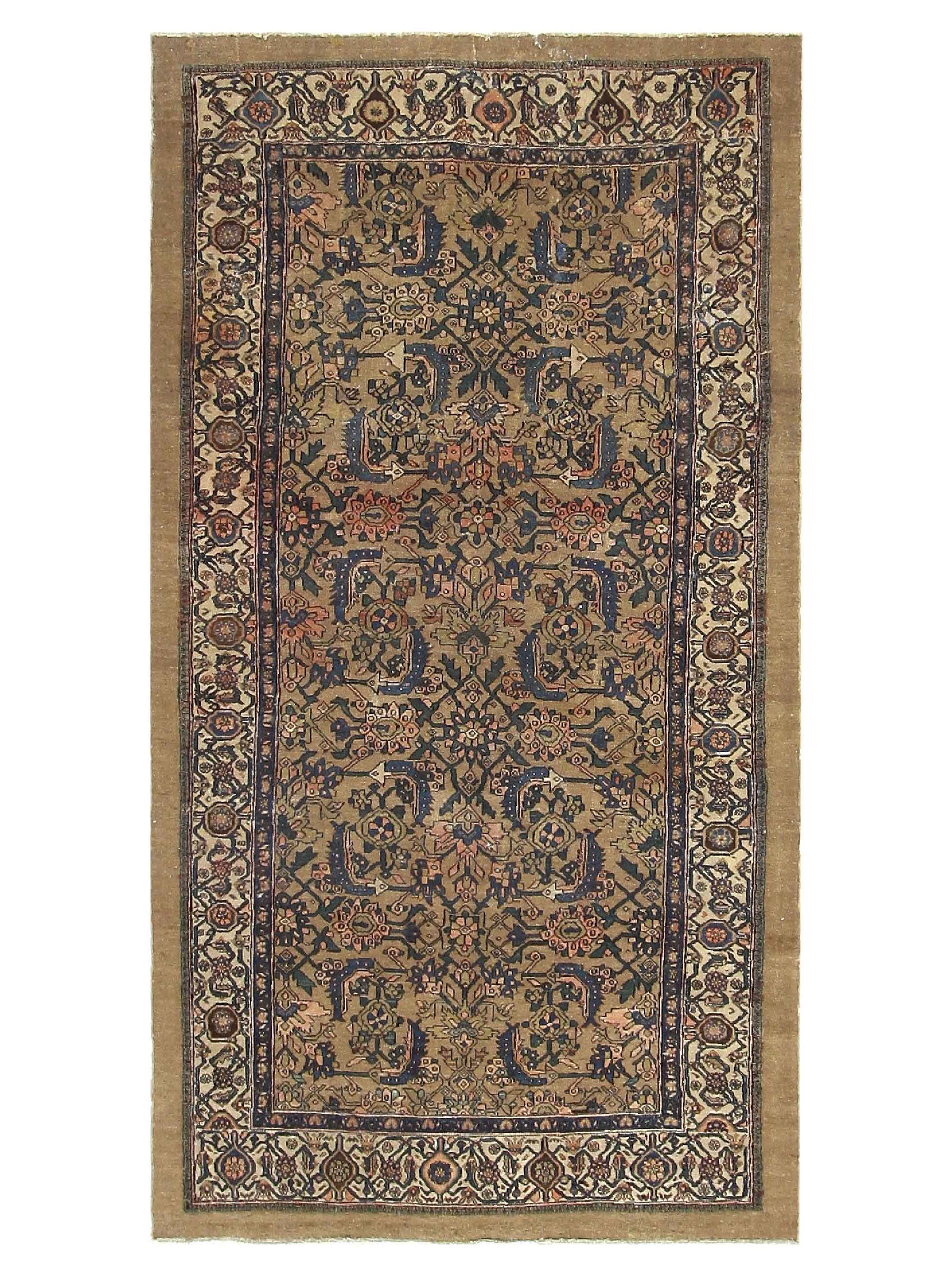 Antique Serab - Camel Hair Brown 5x10
