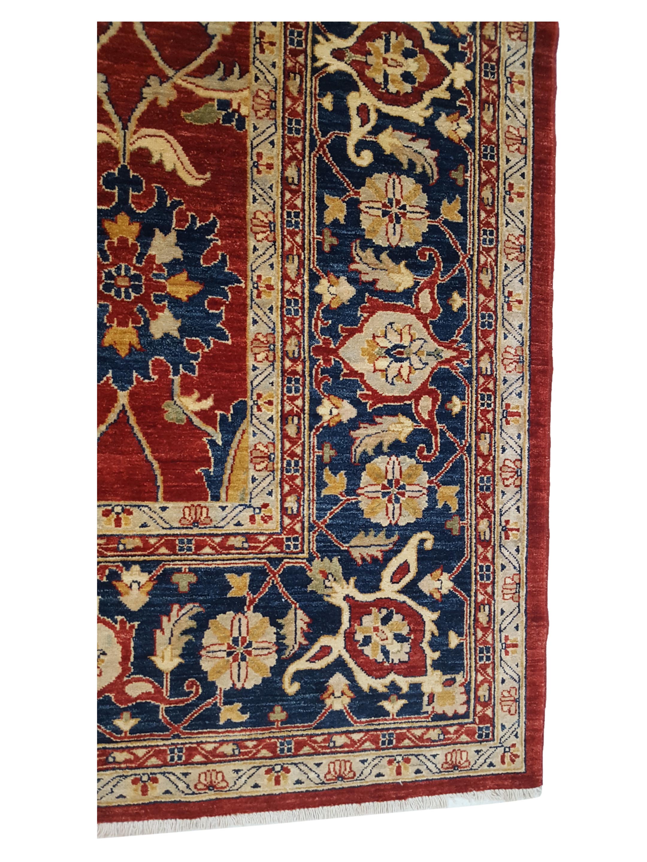 Ziegler Hand Knotted Red 11x16 - Image 4 of 6