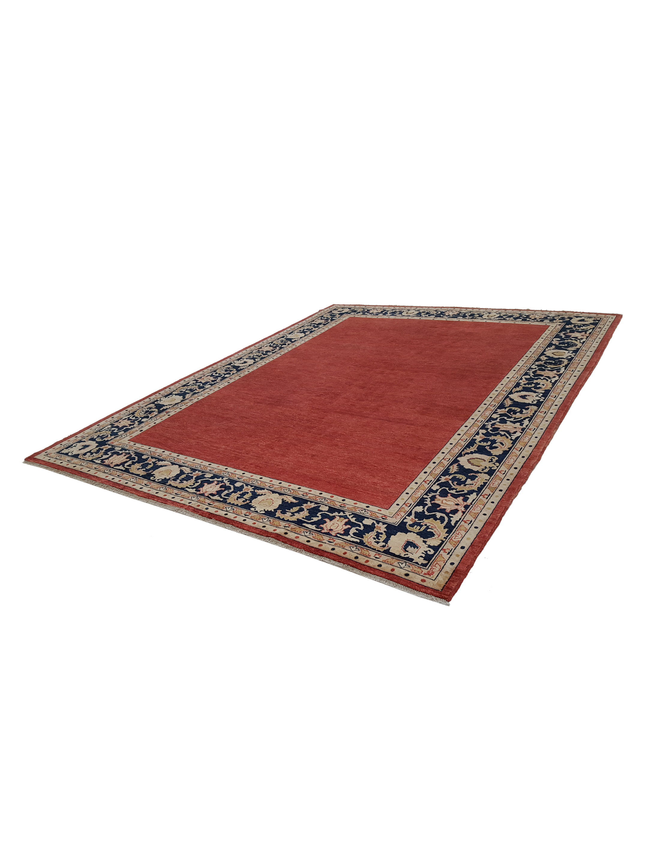Ziegler Hand Knotted Red 9x12 - Image 6 of 6
