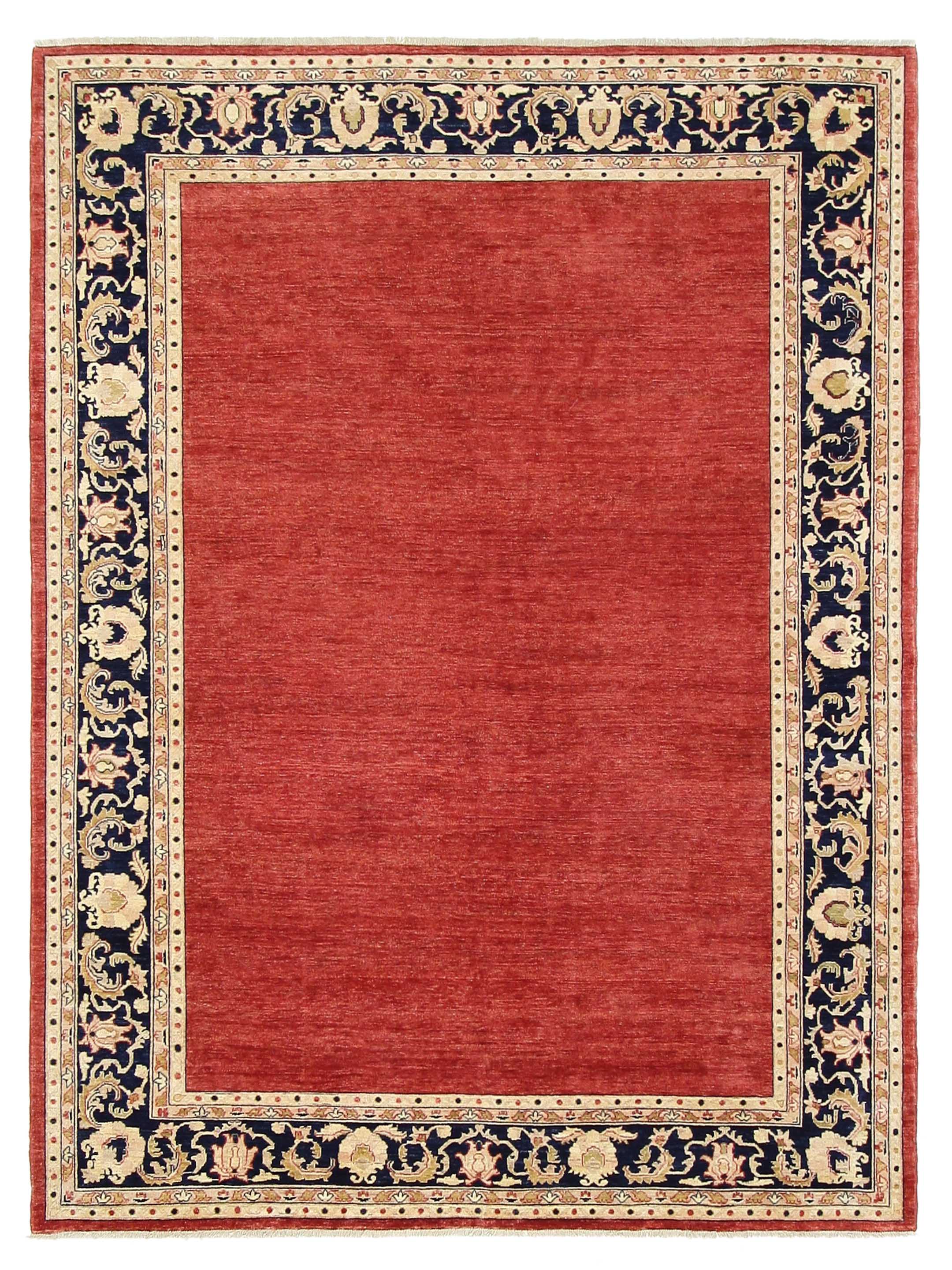 Ziegler Hand Knotted Red 9x12