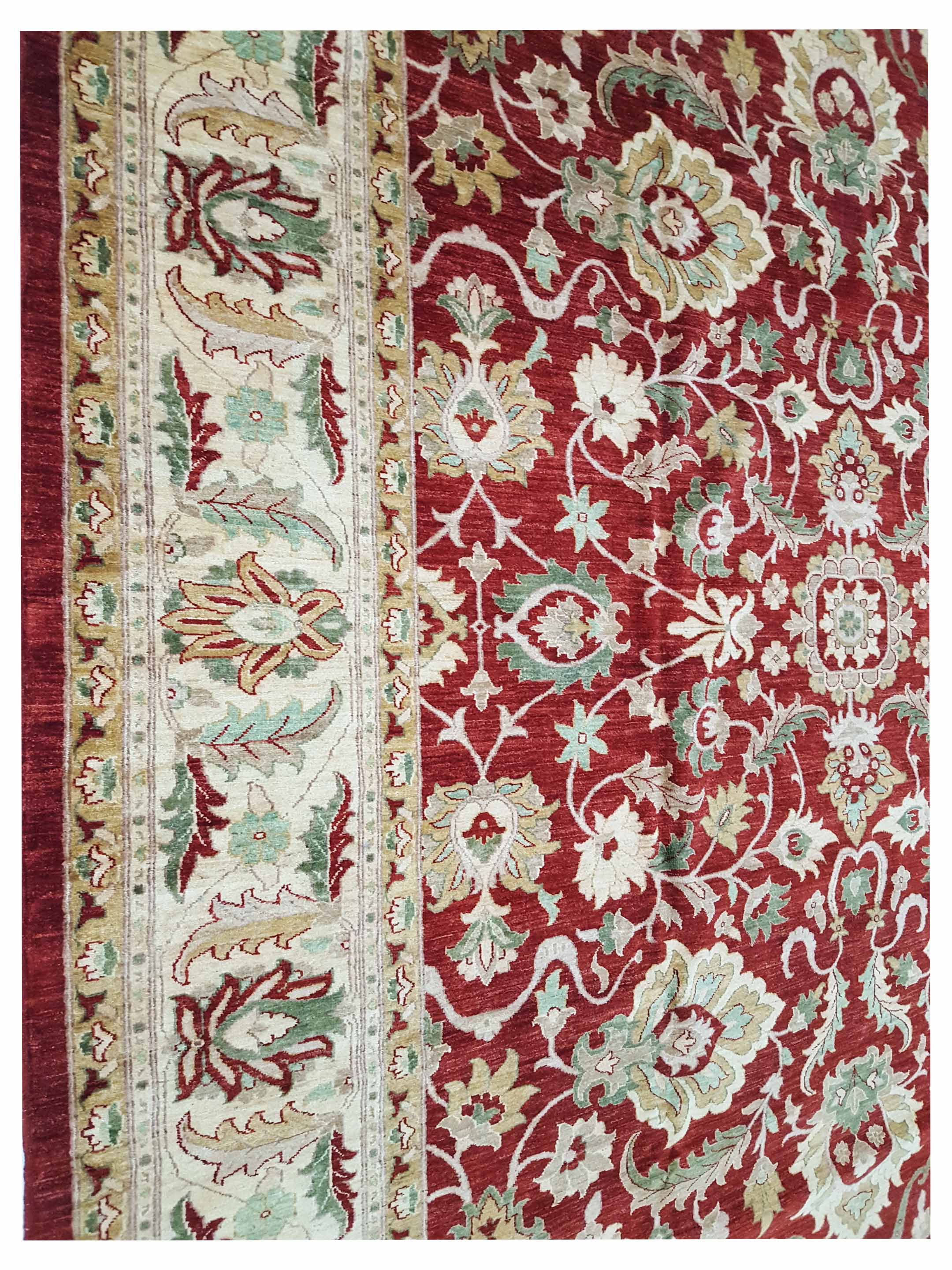 Ziegler Hand Knotted Red 11x16 - Image 3 of 5