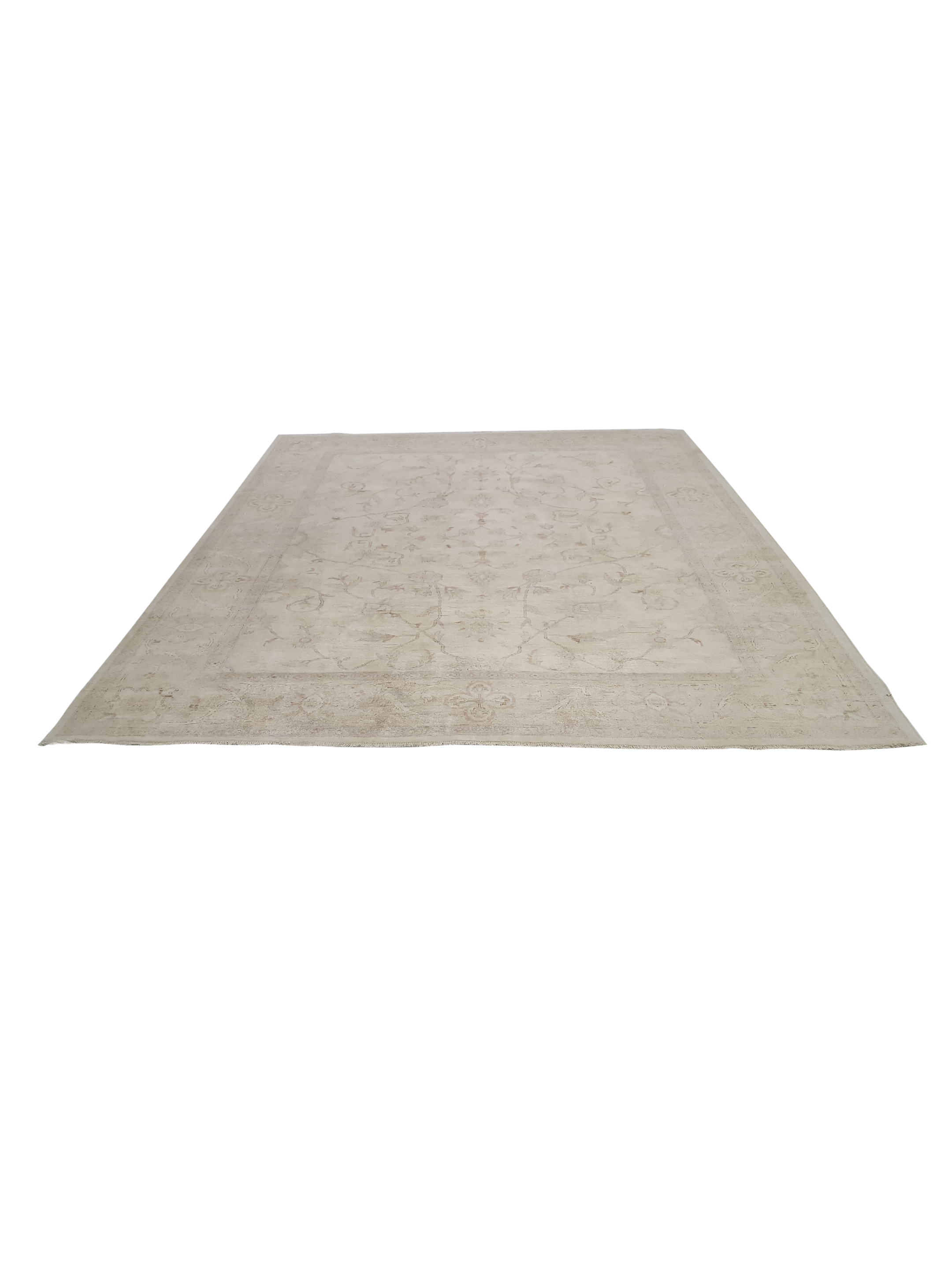 Ziegler Hand Knotted Ivory 9x11 - Image 2 of 6