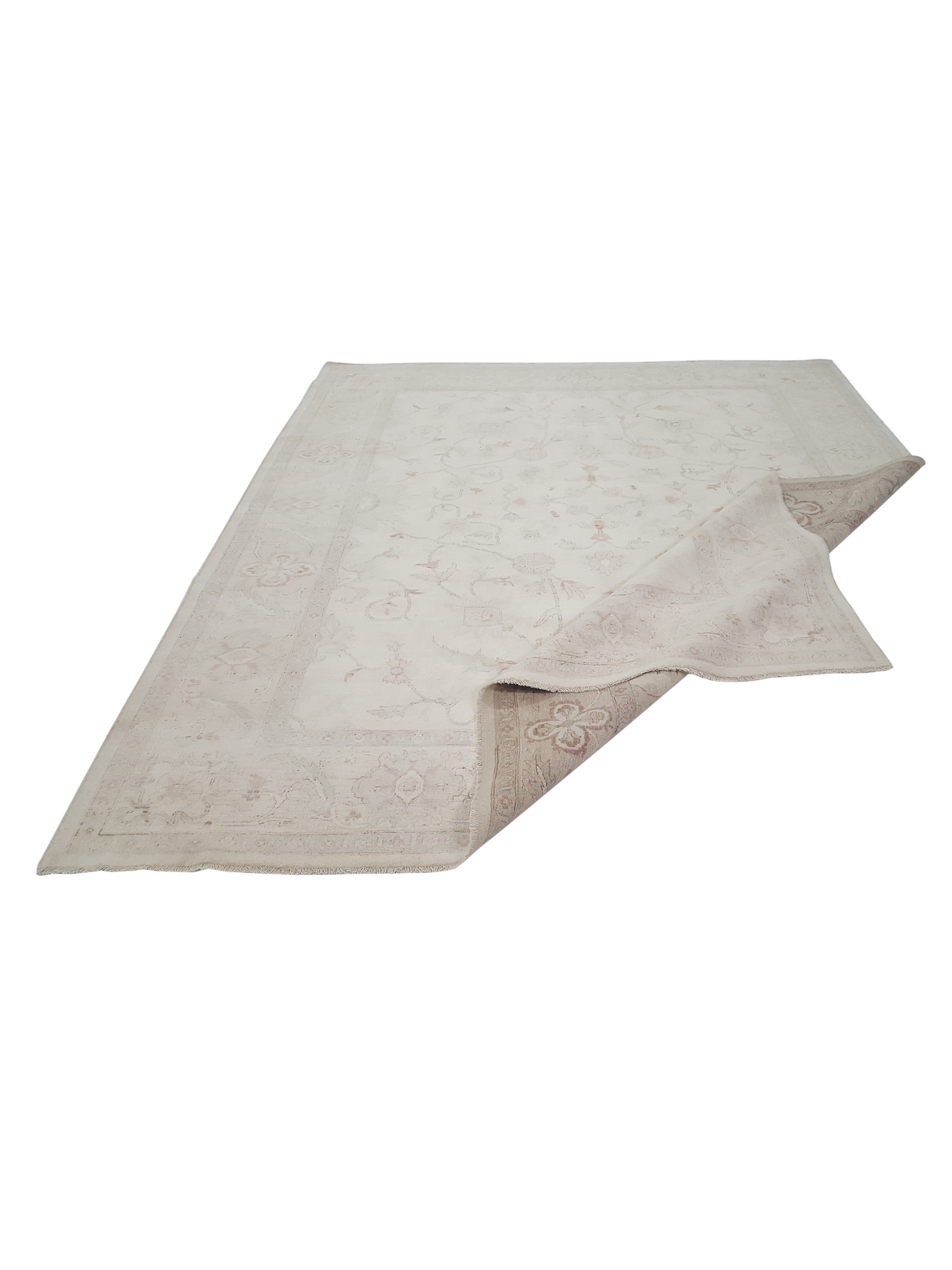 Ziegler Hand Knotted Ivory 9x11 - Image 3 of 6