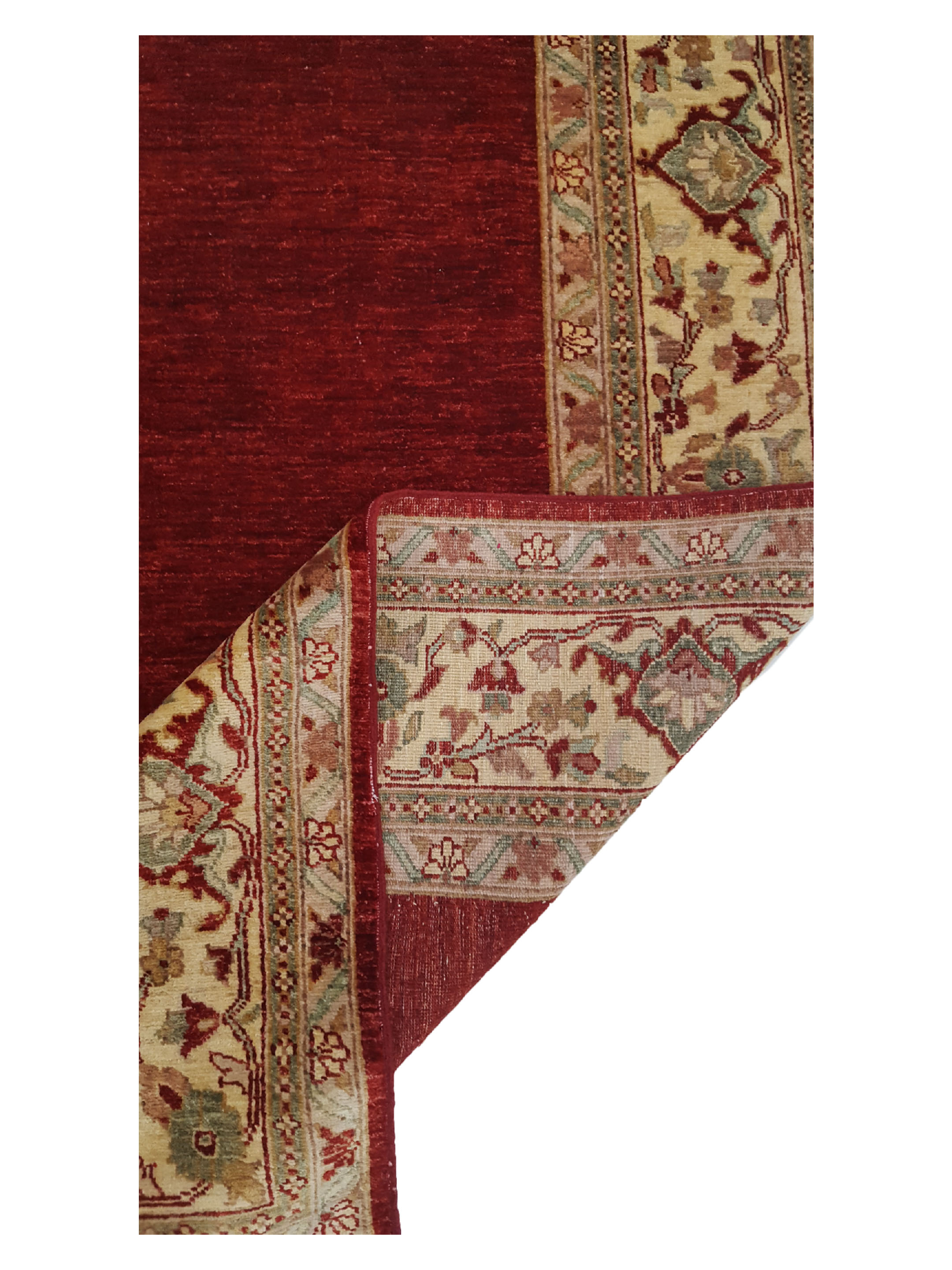 Ziegler Hand Knotted Red 8x10 - Image 4 of 6