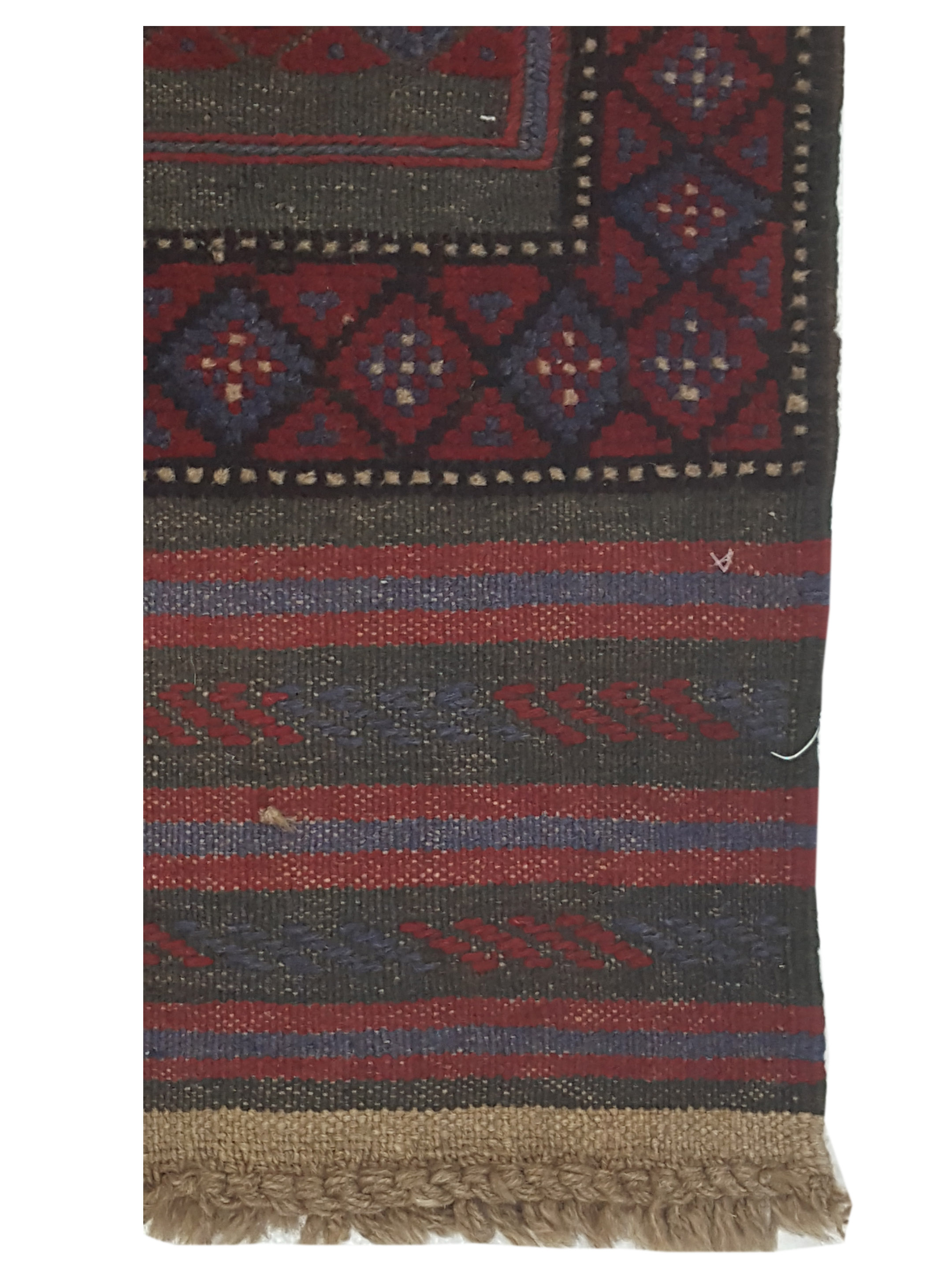 Balouchi Hand Knotted Red 2.6x9 - Image 4 of 7
