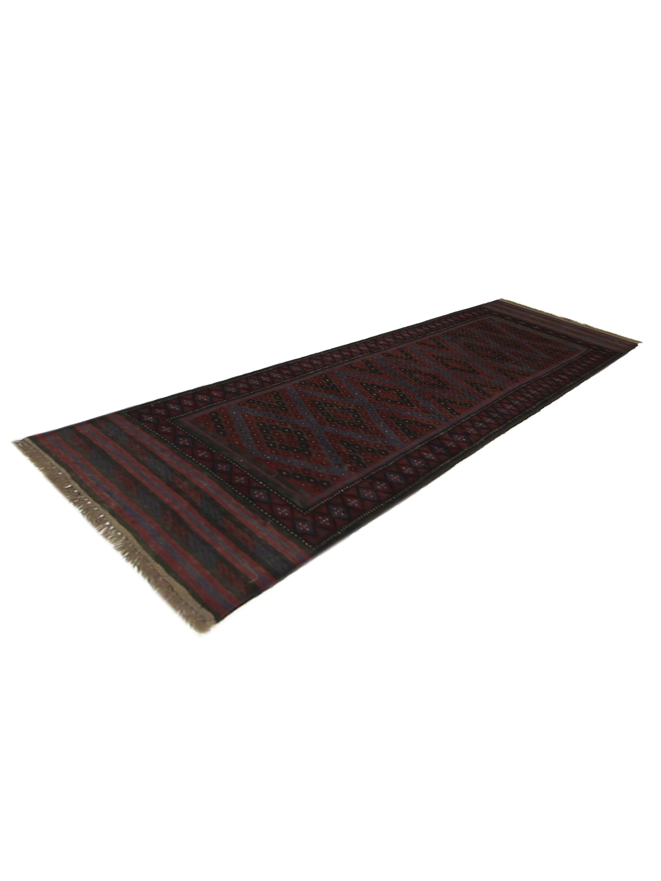 Balouchi Hand Knotted Red 2.6x9 - Image 6 of 7