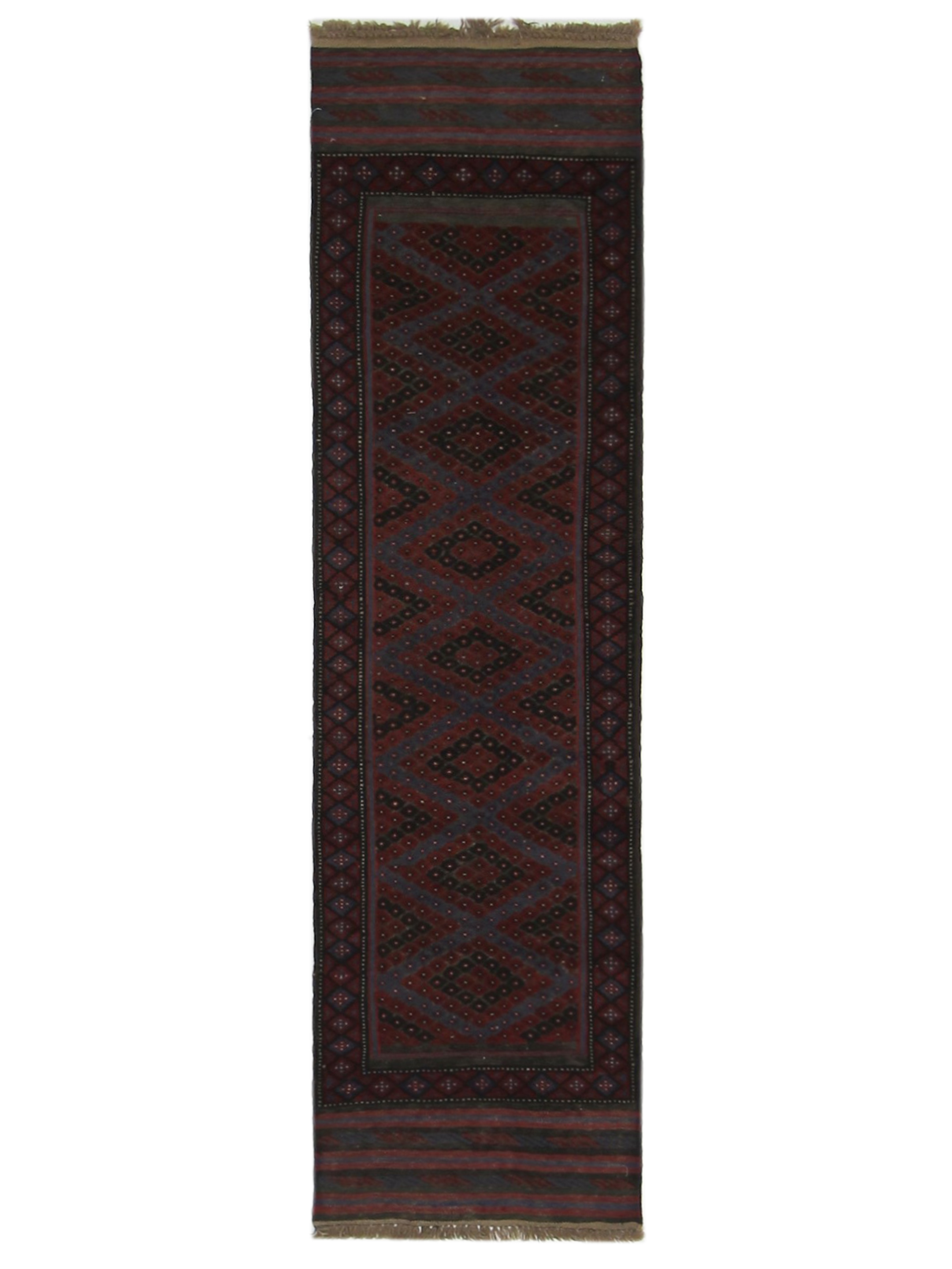 Balouchi Hand Knotted Red 2.6x9