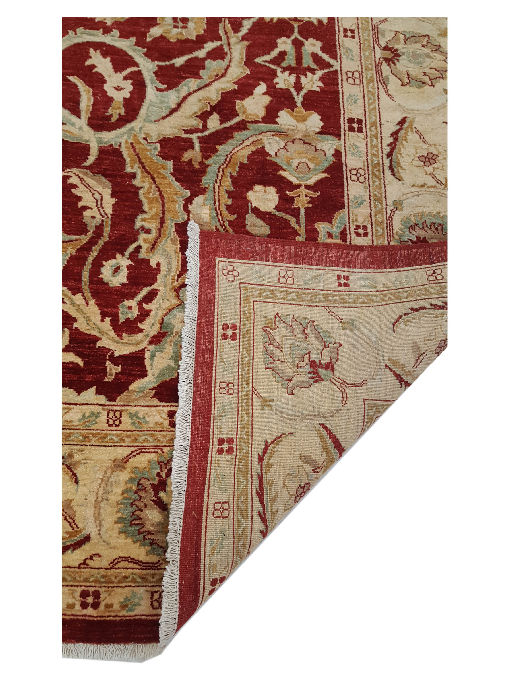Ziegler Hand Knotted Red 10x13 - Image 3 of 6