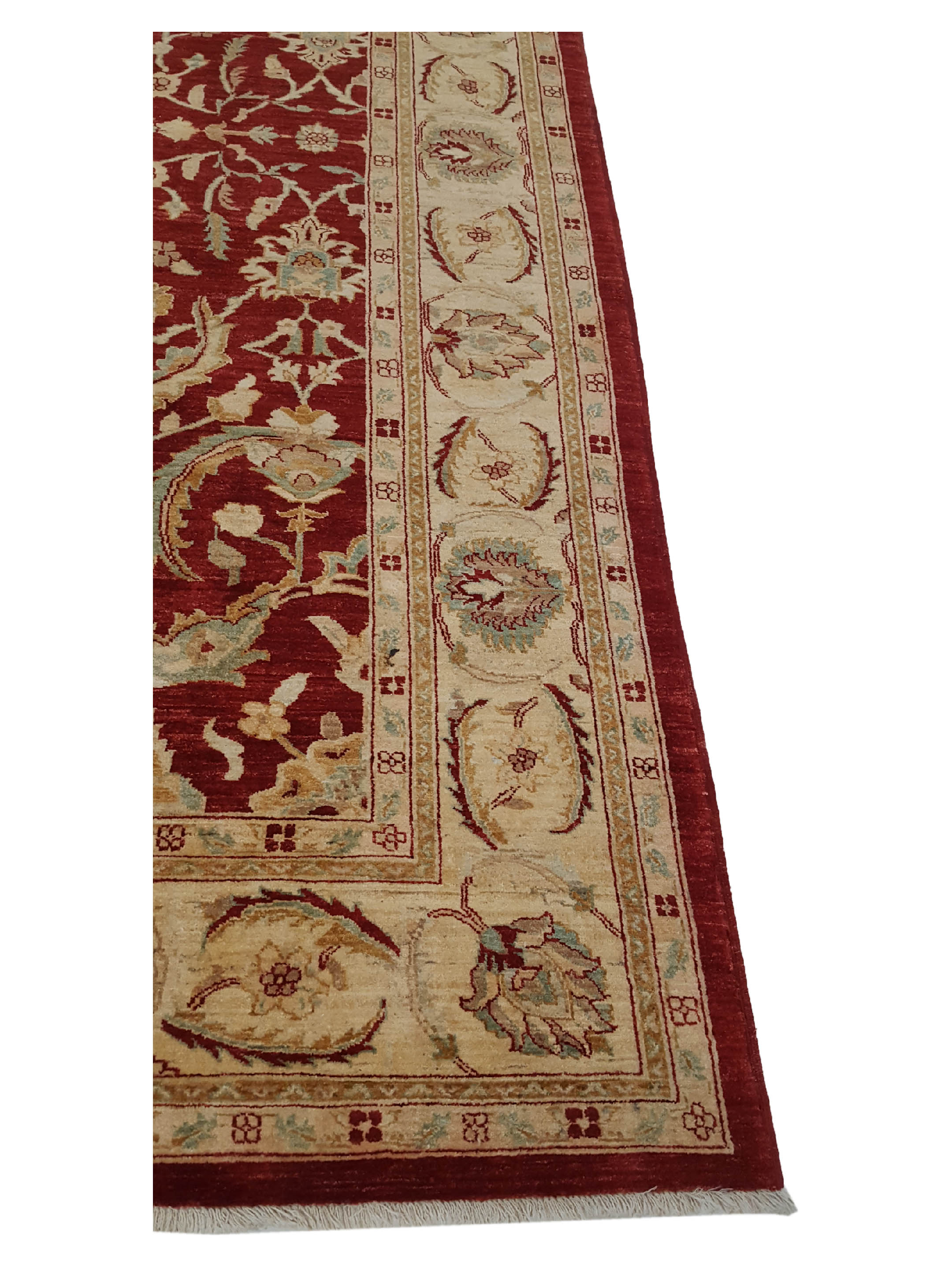 Ziegler Hand Knotted Red 10x13 - Image 4 of 6