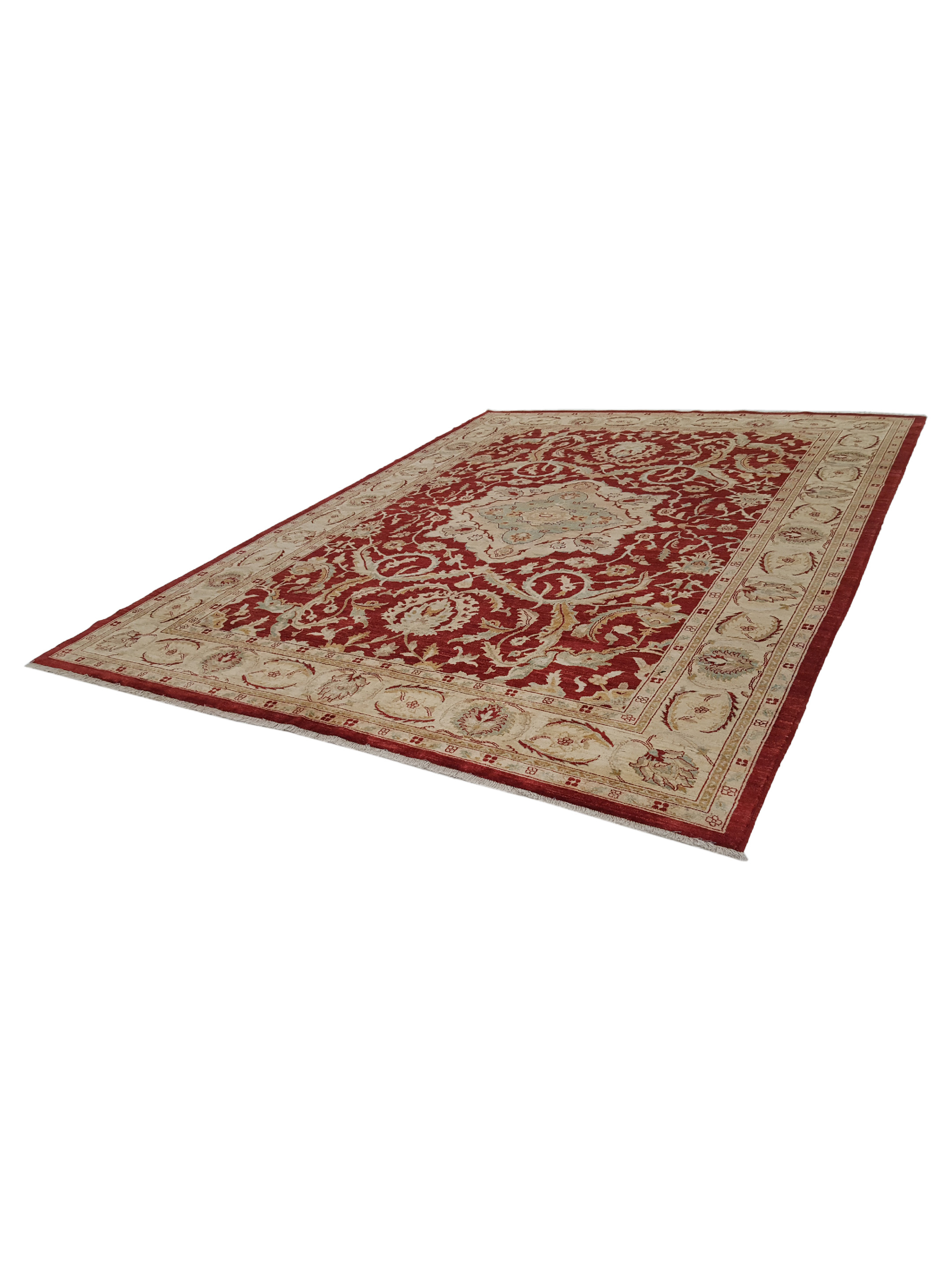 Ziegler Hand Knotted Red 10x13 - Image 6 of 6