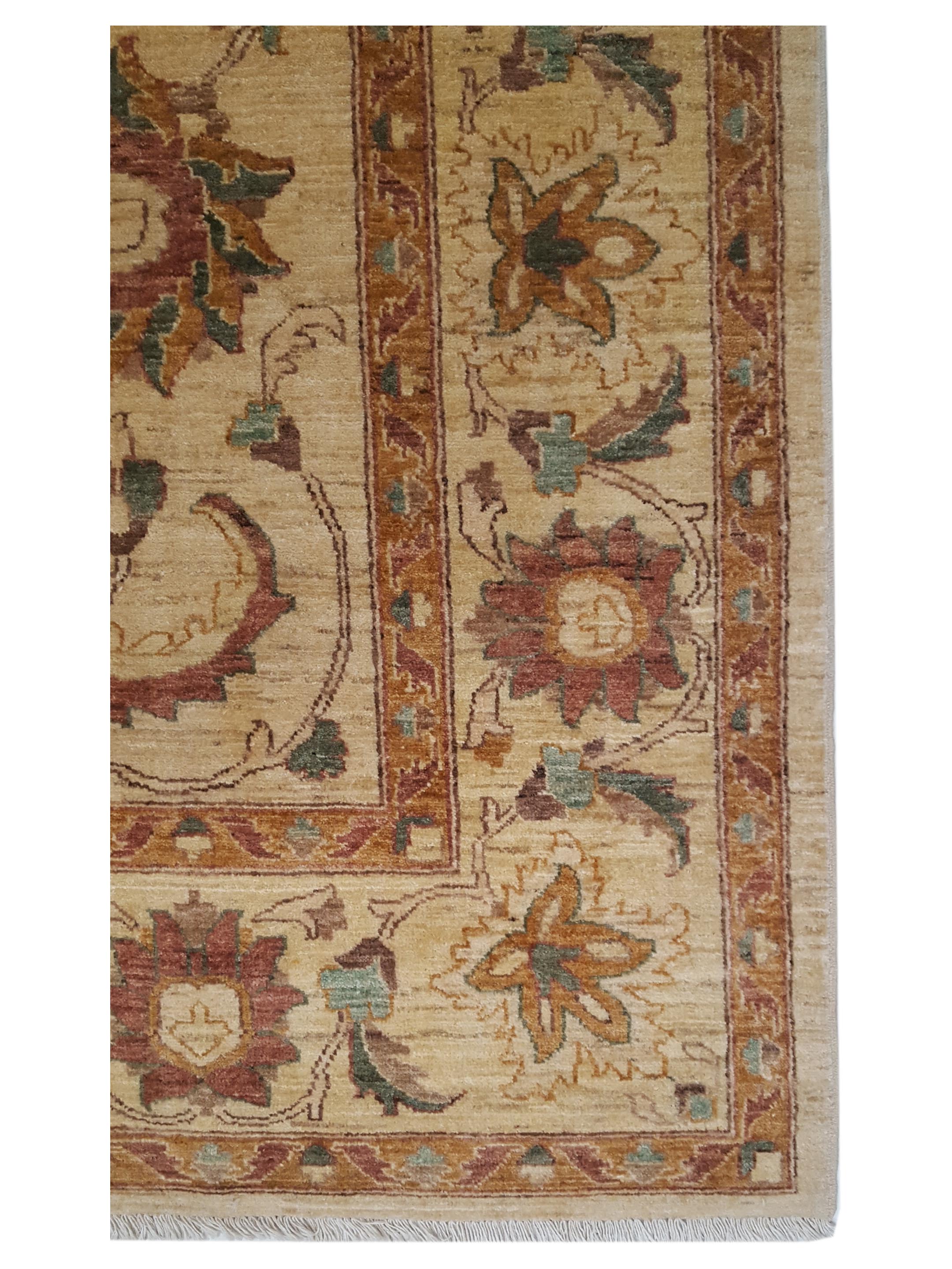 Ziegler Hand Knotted Ivory 8x10 - Image 3 of 4