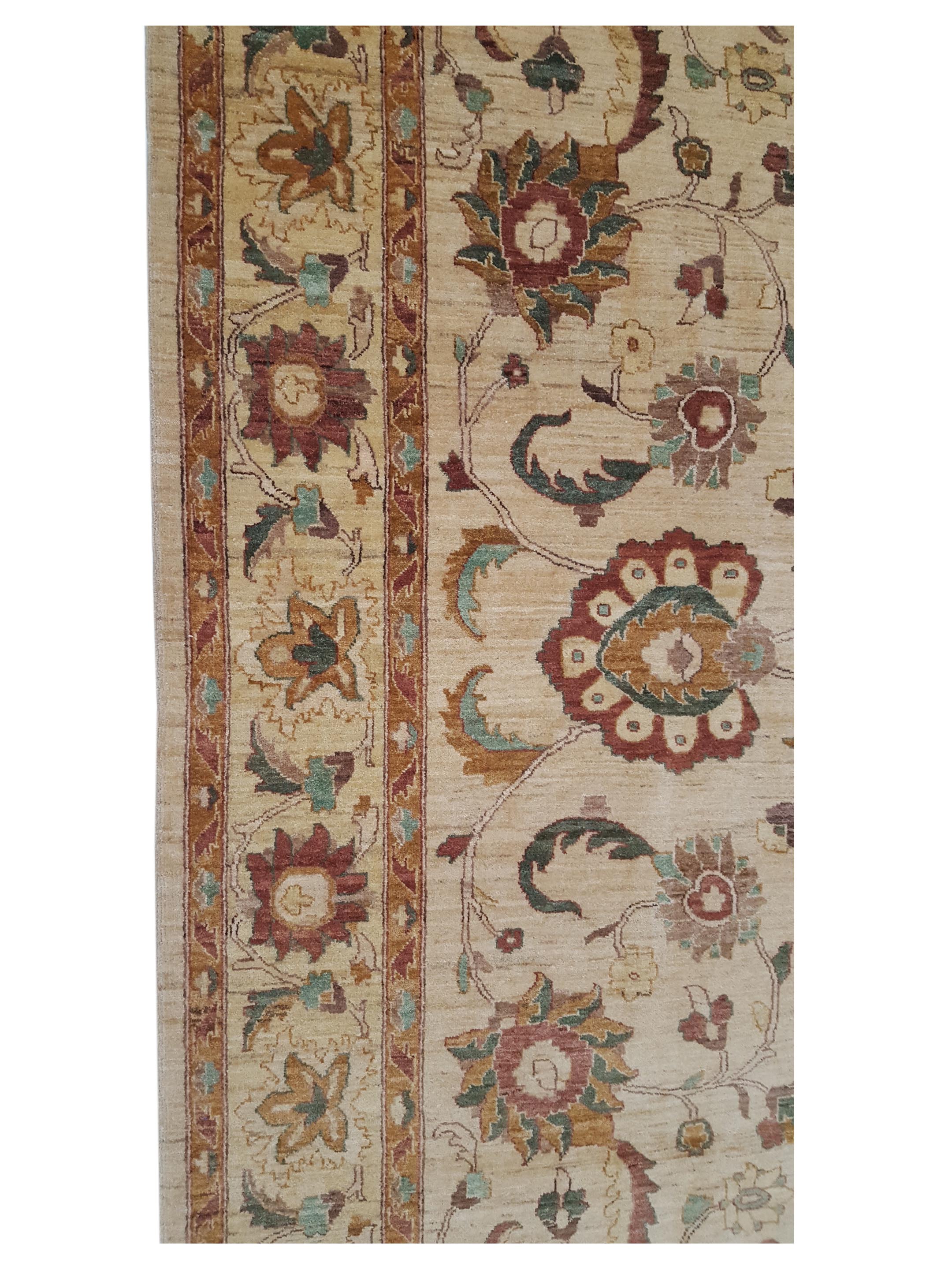Ziegler Hand Knotted Ivory 8x10 - Image 4 of 4